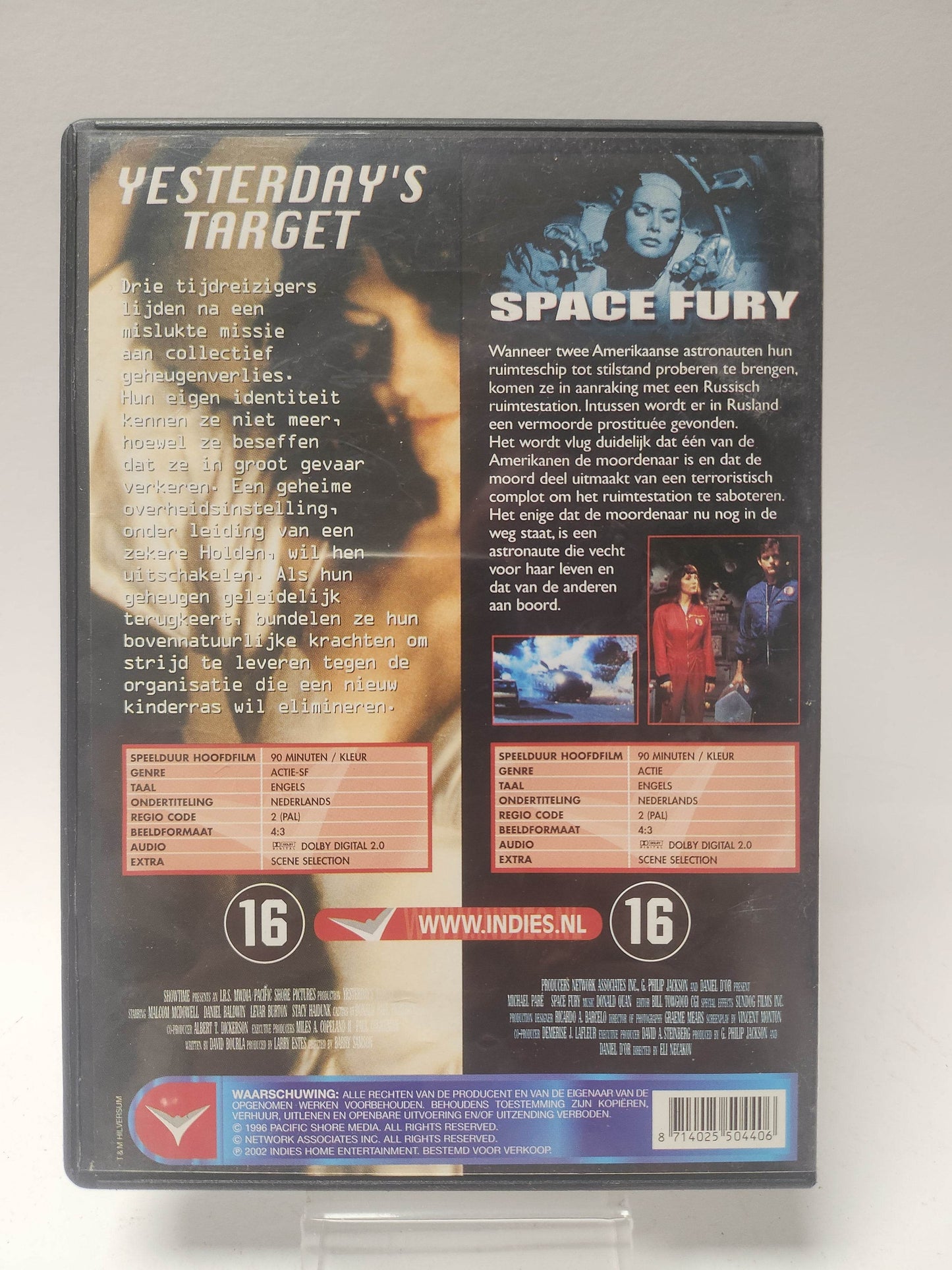 2 in 1 Yesterday's Target & Space Fury DVD - Feniks Gameshop