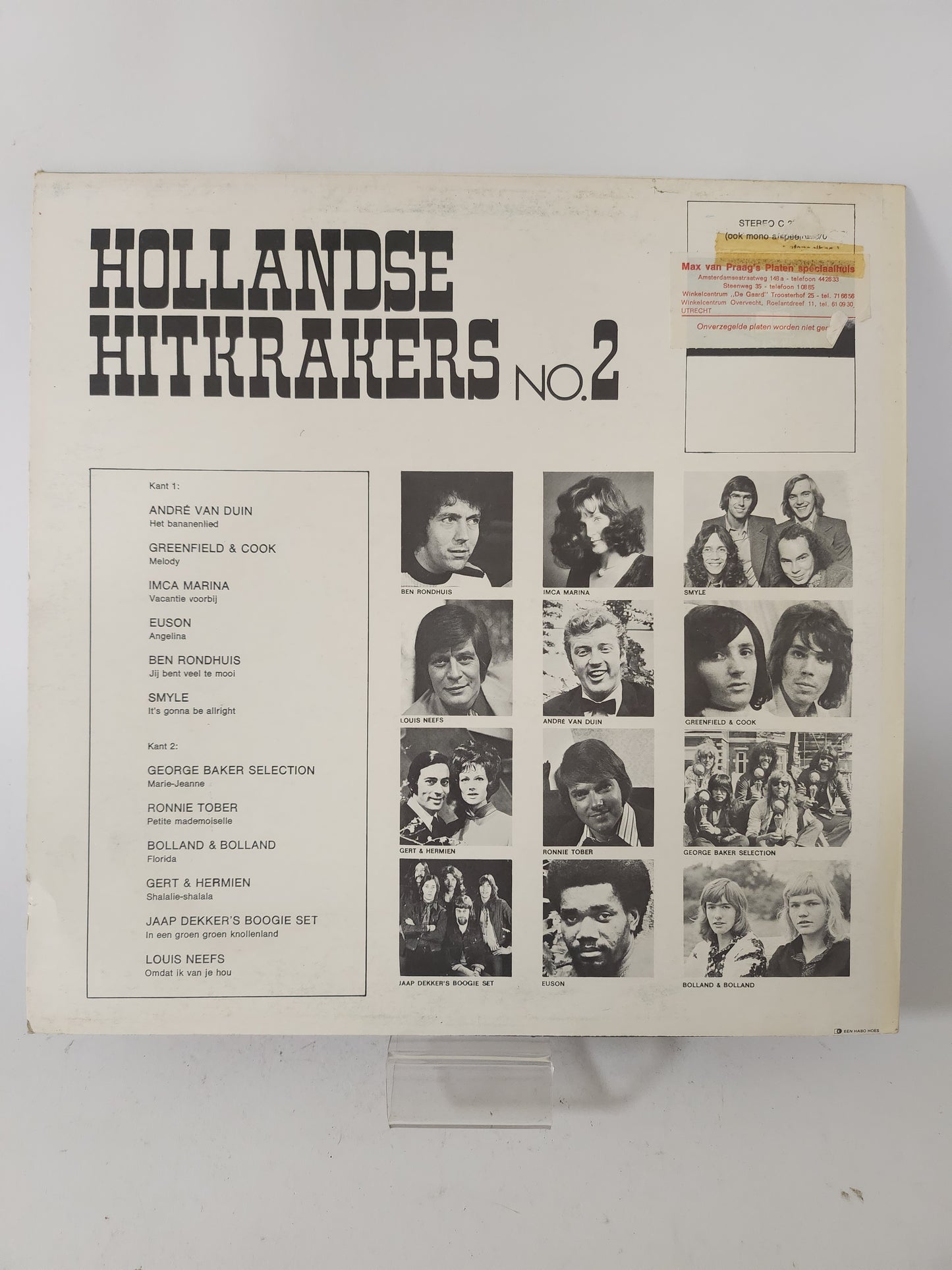 Hollandse Hit Krakers No 2 LP Vinyl