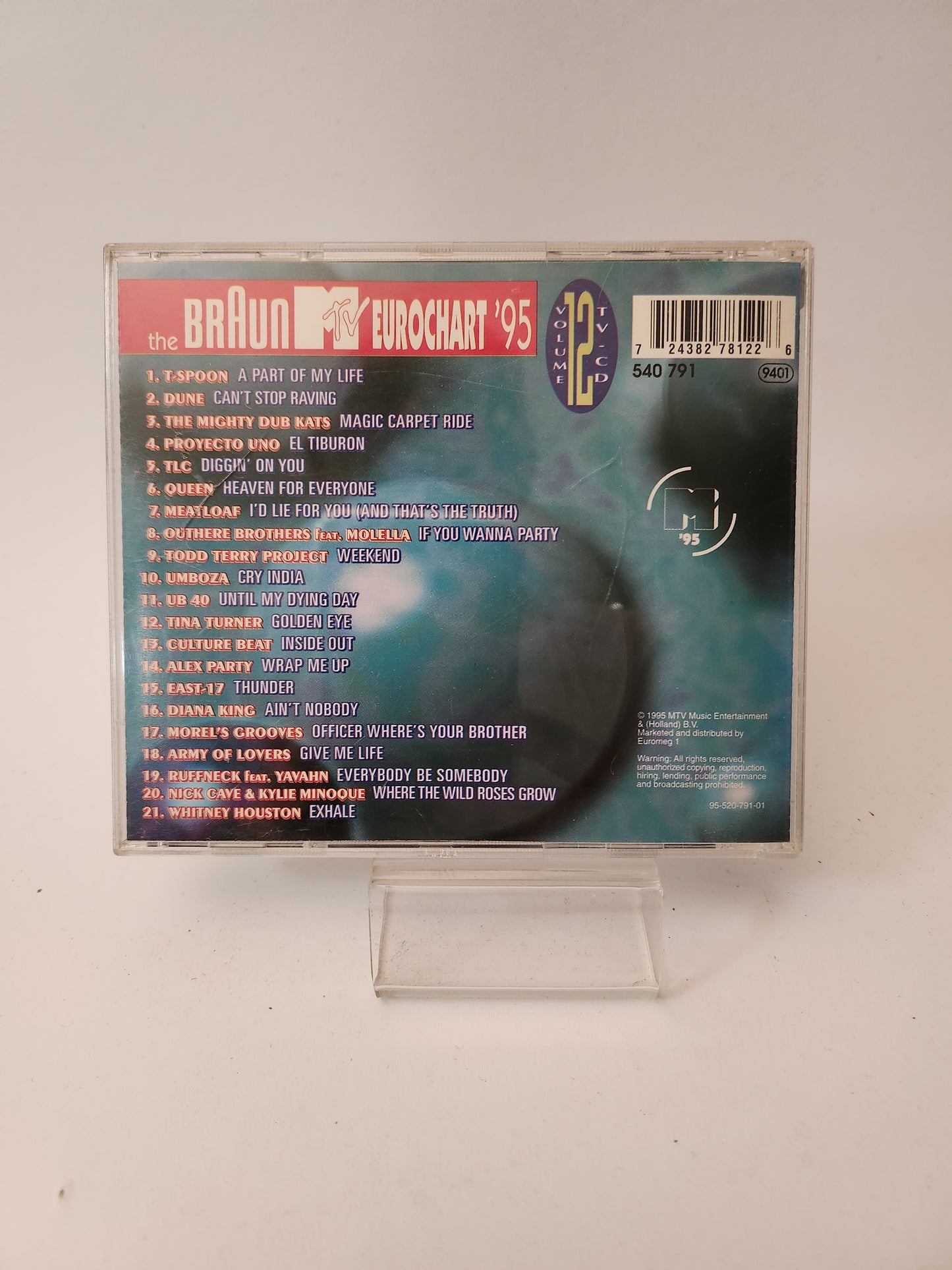 MTV Eurochart '95 Volume 12 CD