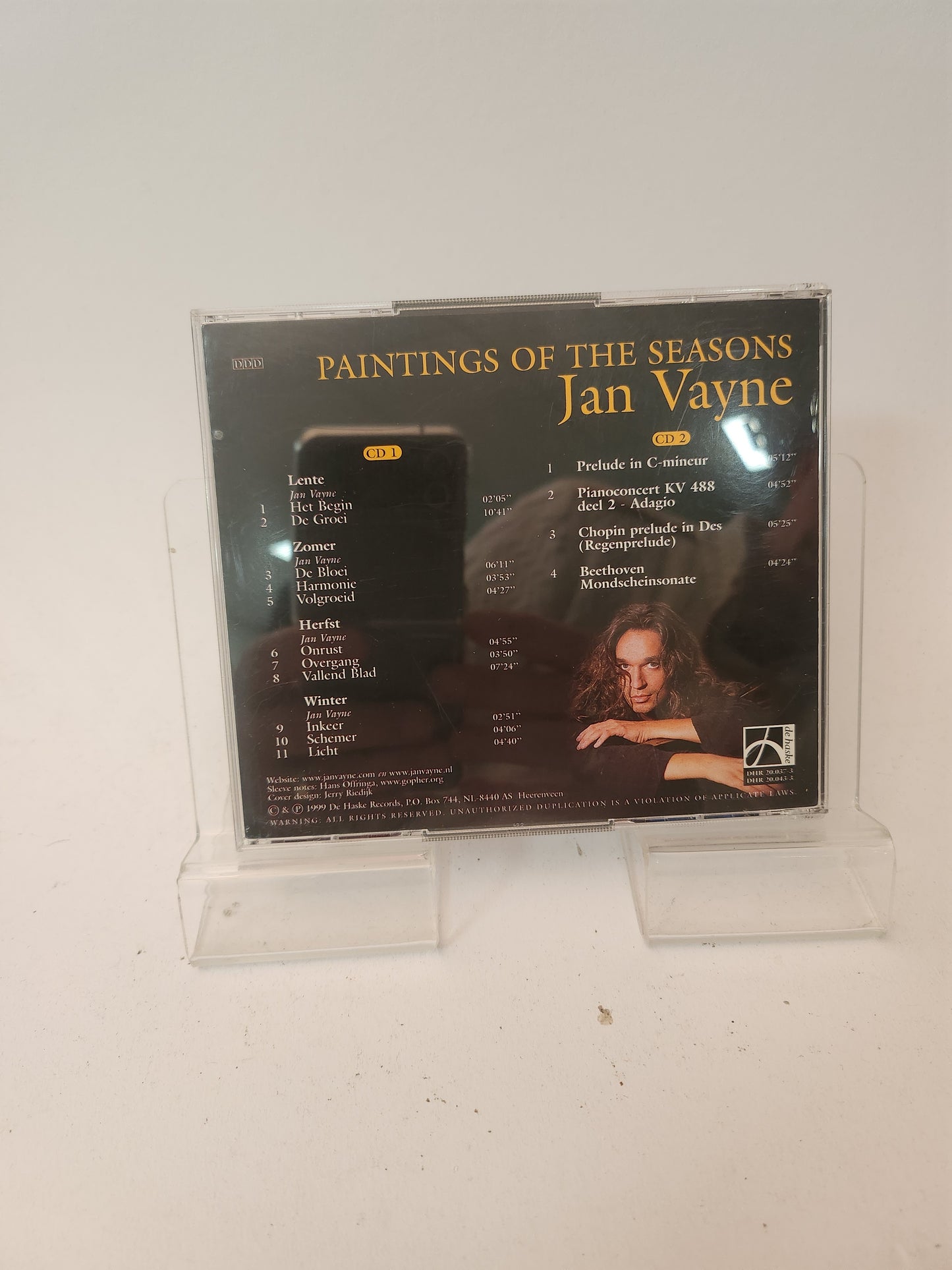 Jan Vayne: Paintings of the Seasons CD