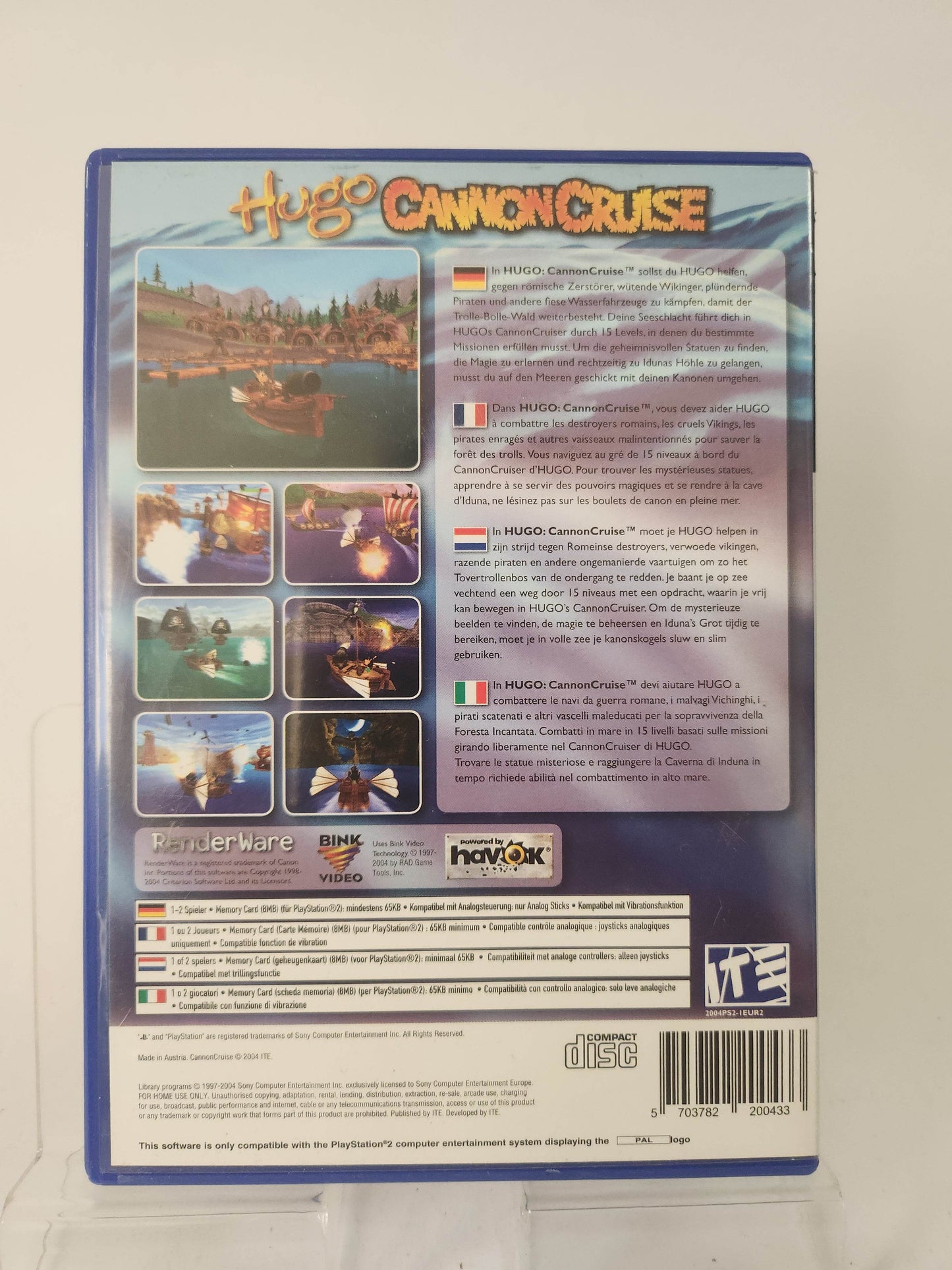 Hugo Cannoncruise Playstation 2 - Feniks Gameshop