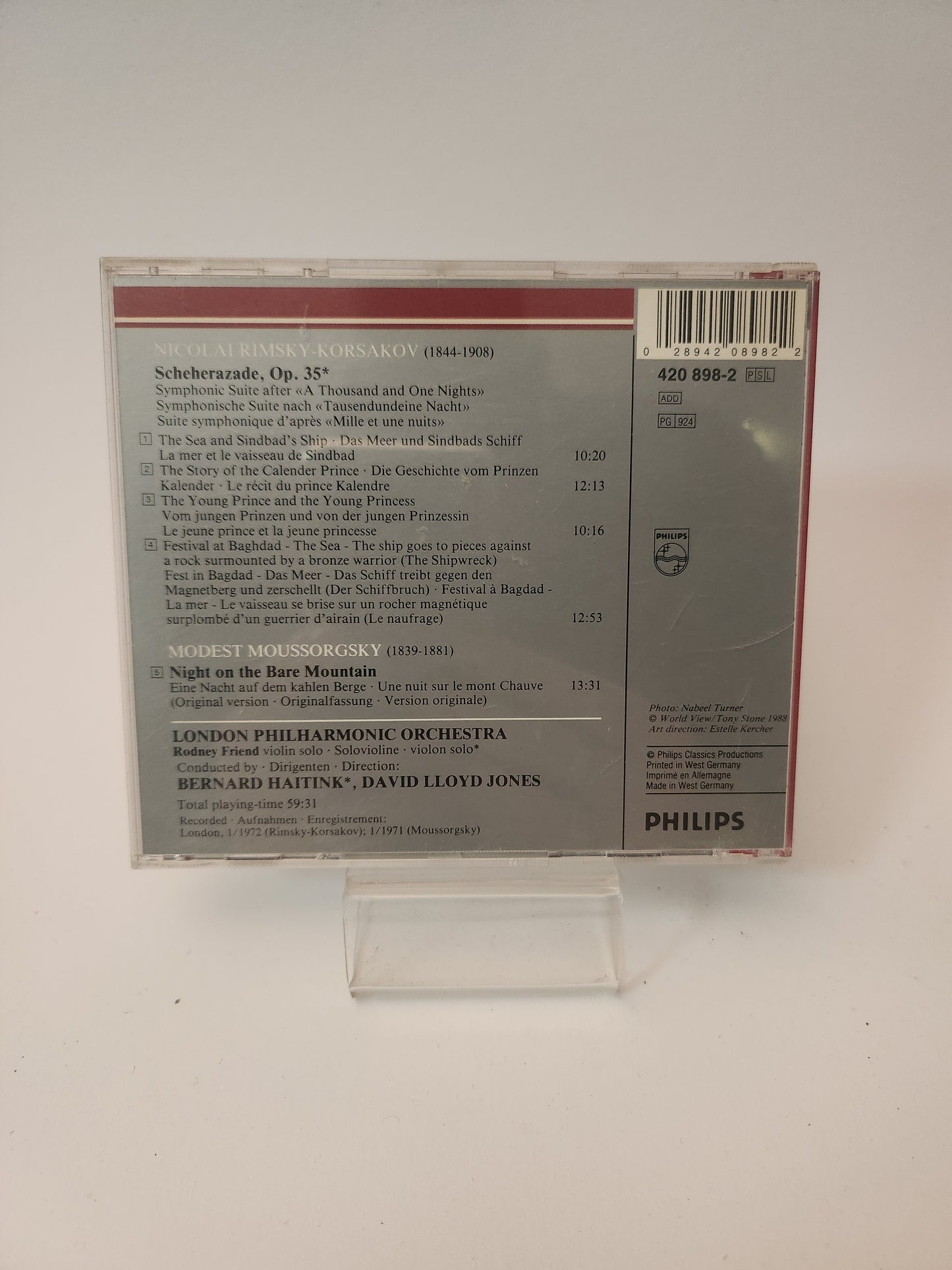 Nicolai Rimsky Korsakov CD