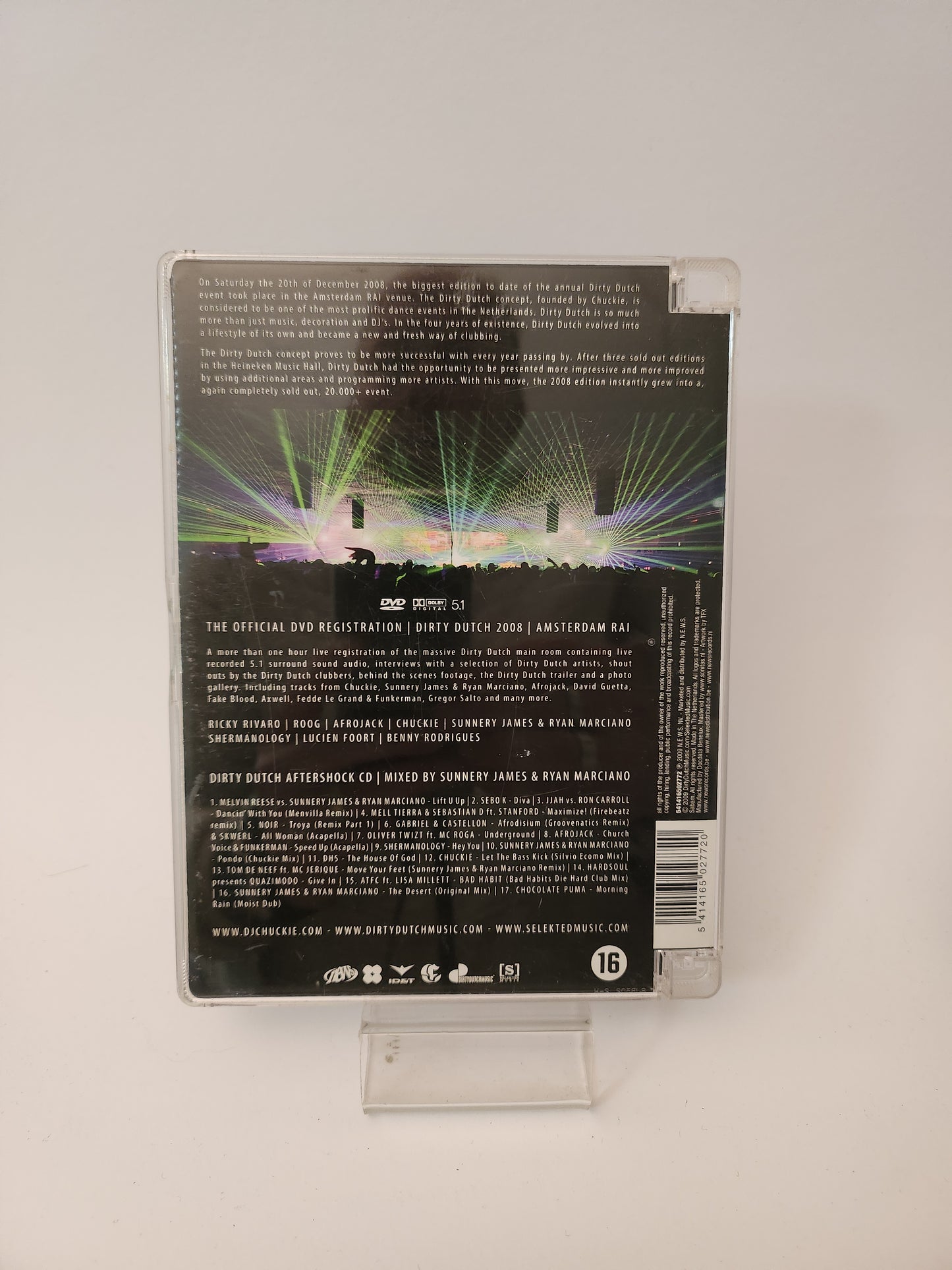 Dirty Dutch "Aftershock" DVD Muziek