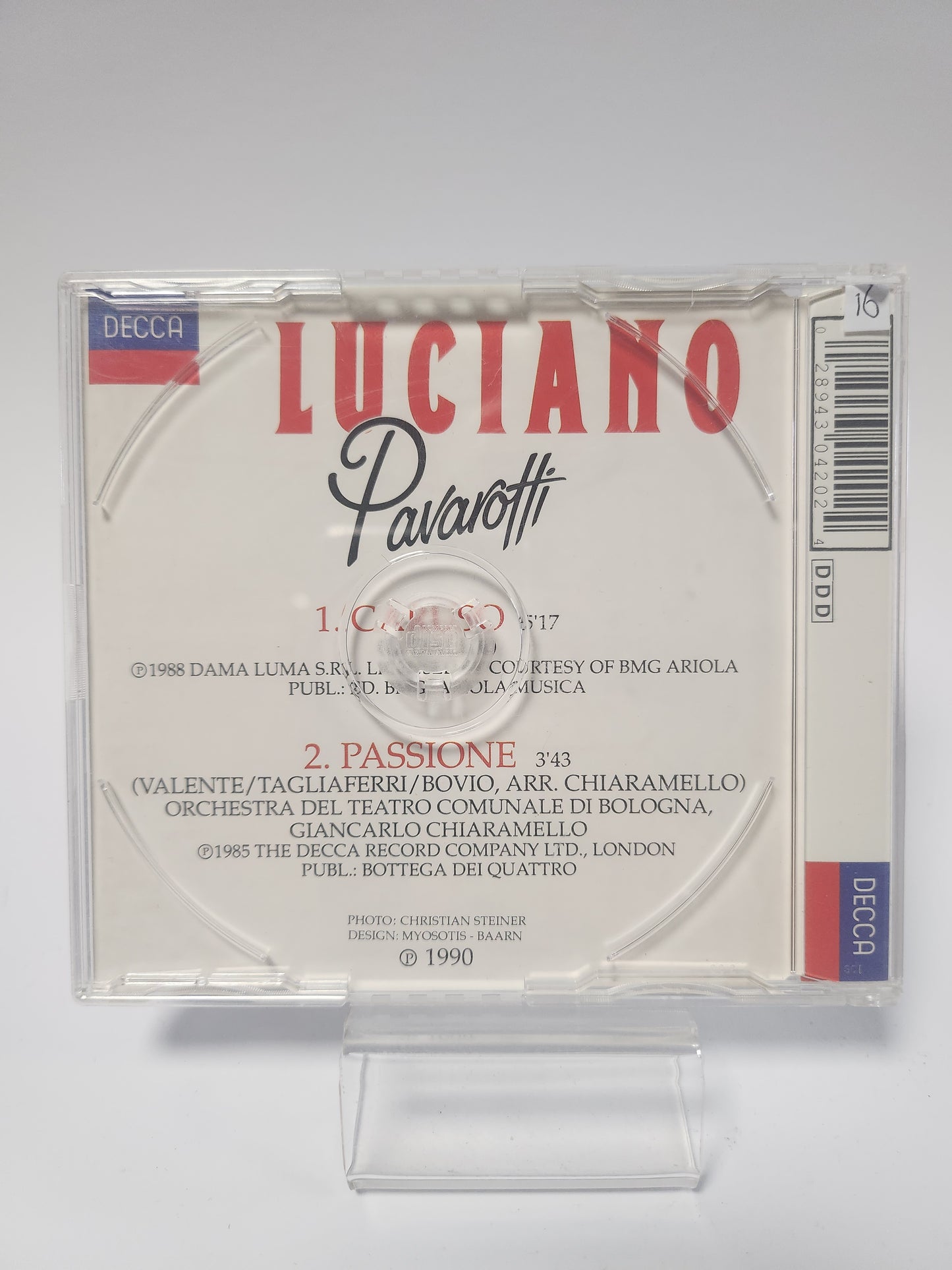 Luciano Pavarotti: Caruso CD Single