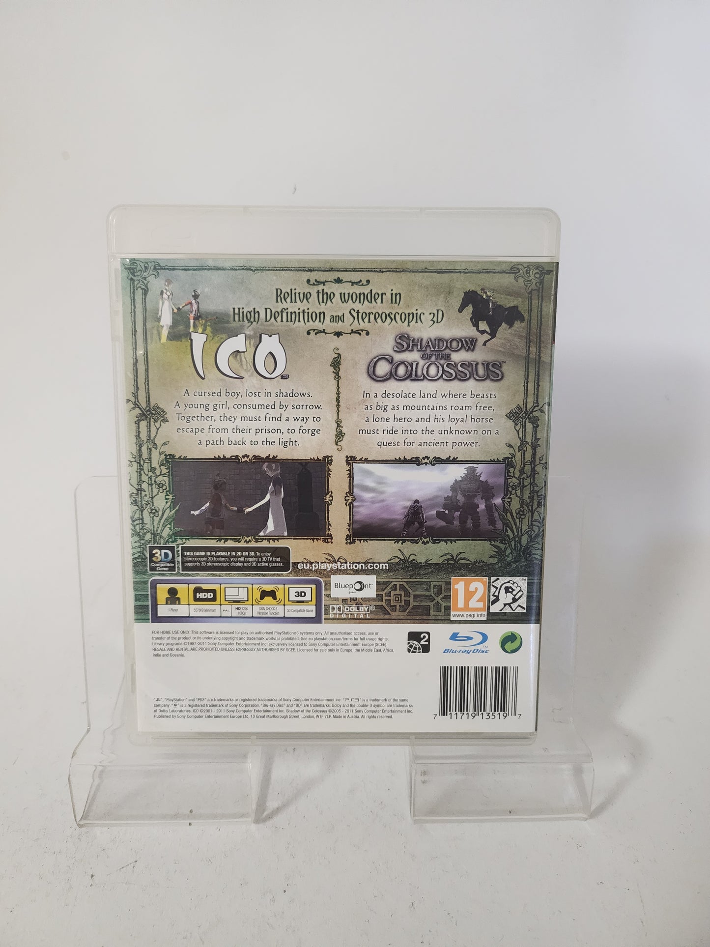 Ico & Shadow of the Colossus Playstation 3