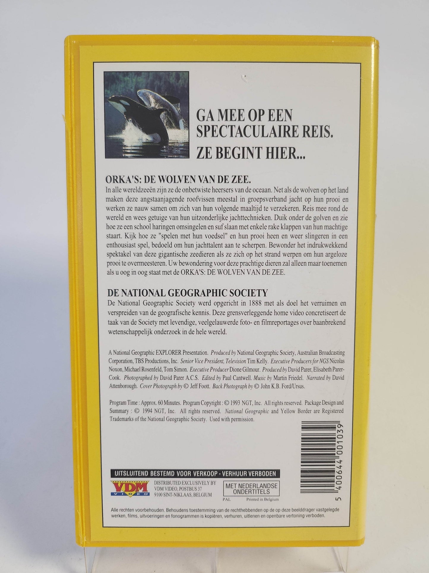 National Geographic: Orka's de Wolven van de Zee VHS - Feniks Gameshop