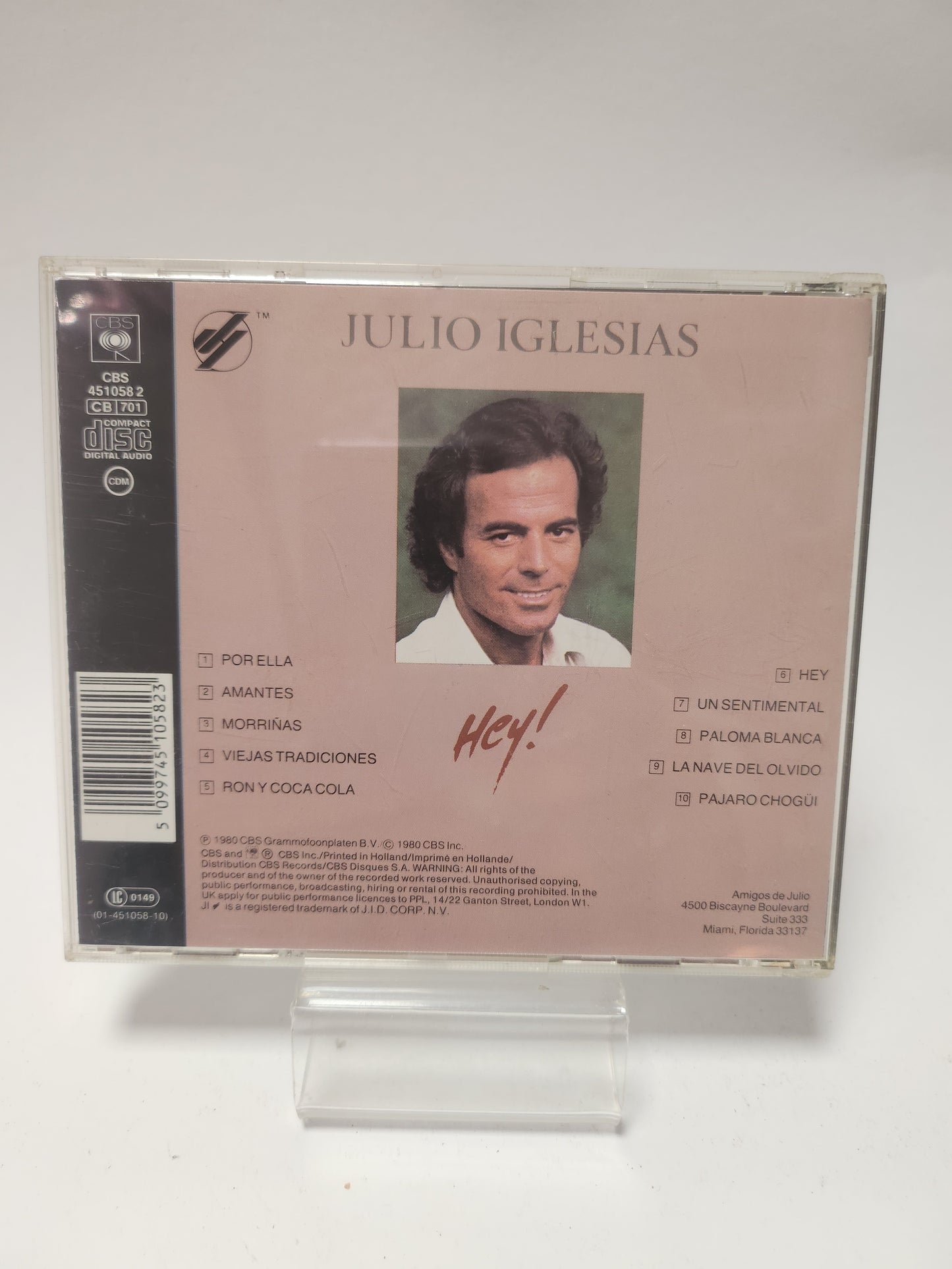 Julio Iglesias: Hey! CD