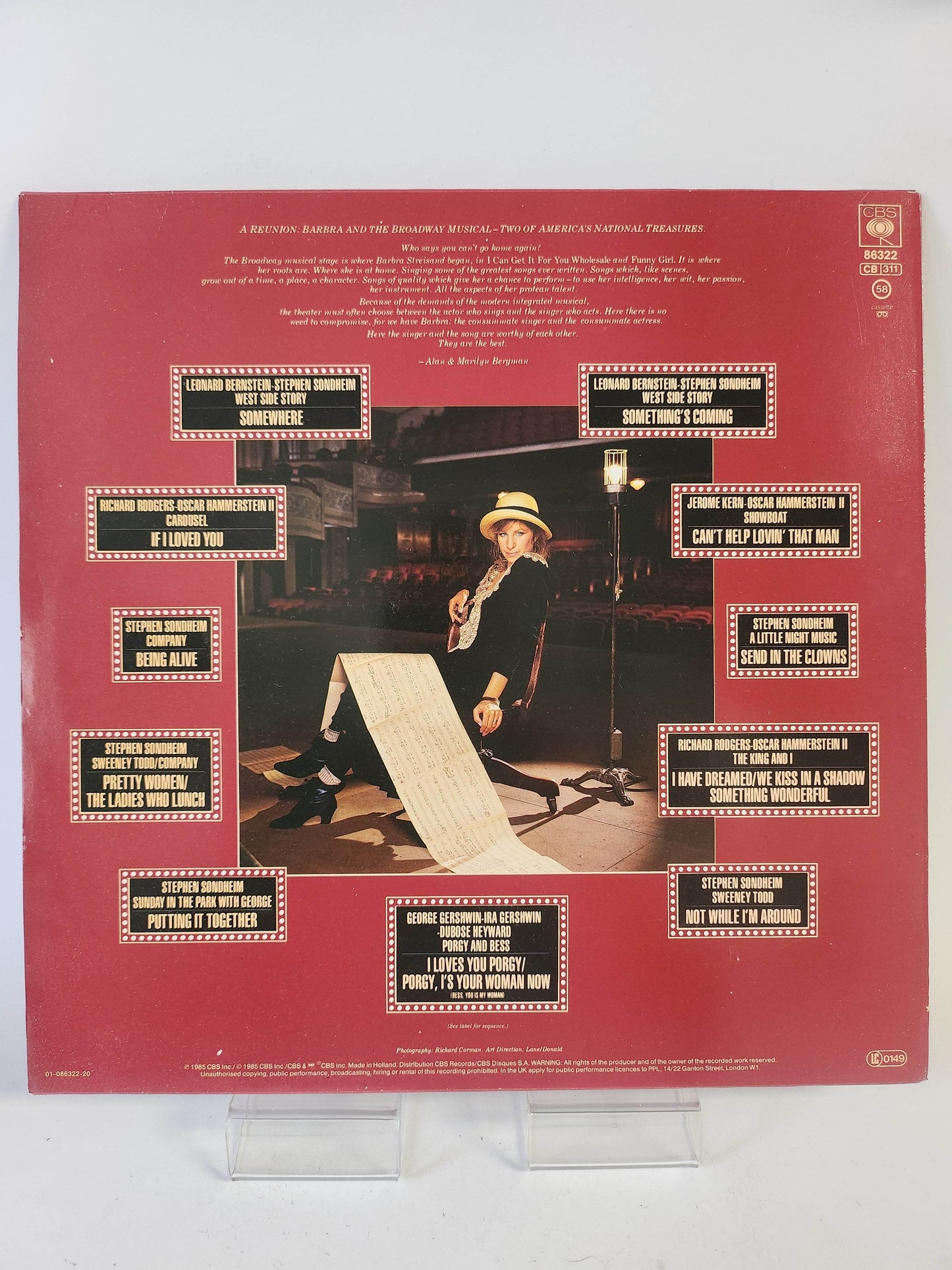 Barbra Streisand: the Broadway Album LP Vinyl - Feniks Gameshop