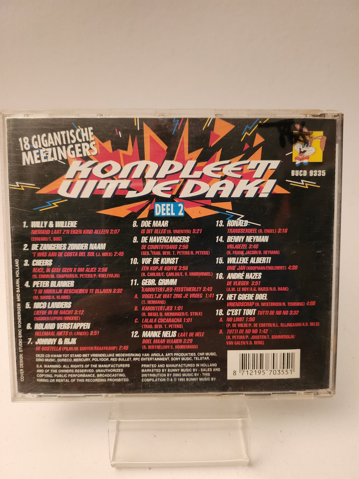 Kompleet uit je Dak Deel 2 CD
