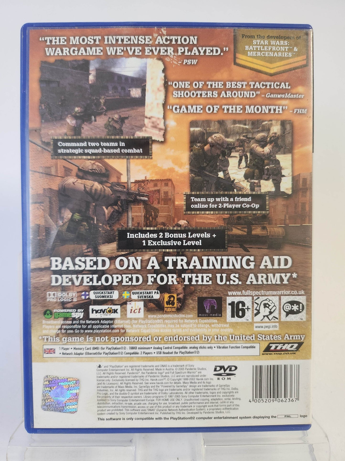 Full Spectrum Warrior Playstation 2 - Feniks Gameshop