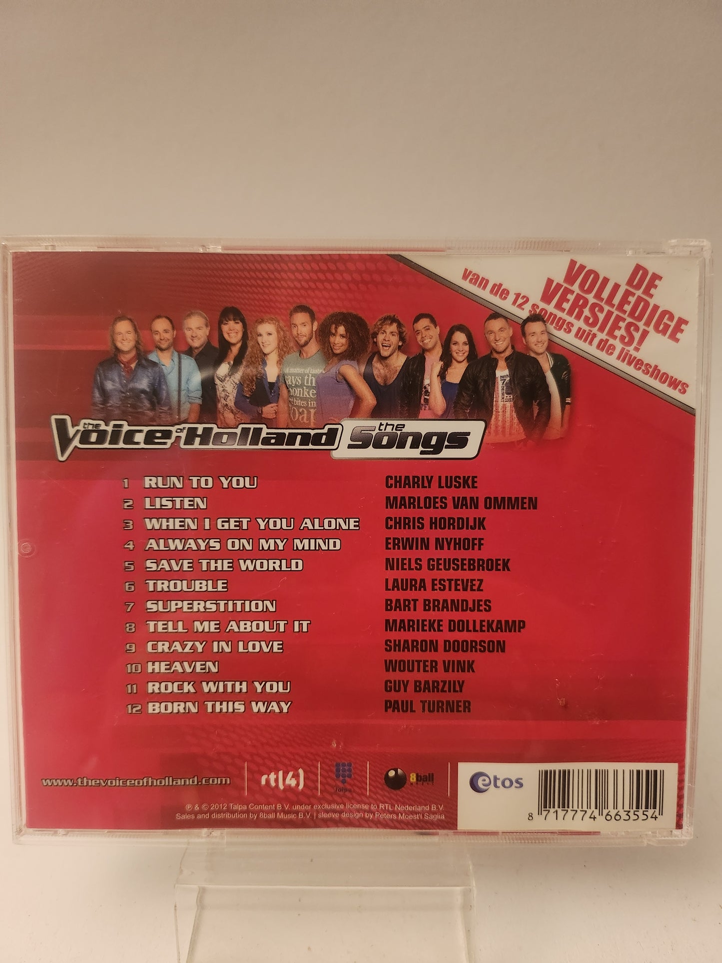 The Voice of Holland the Songs CD