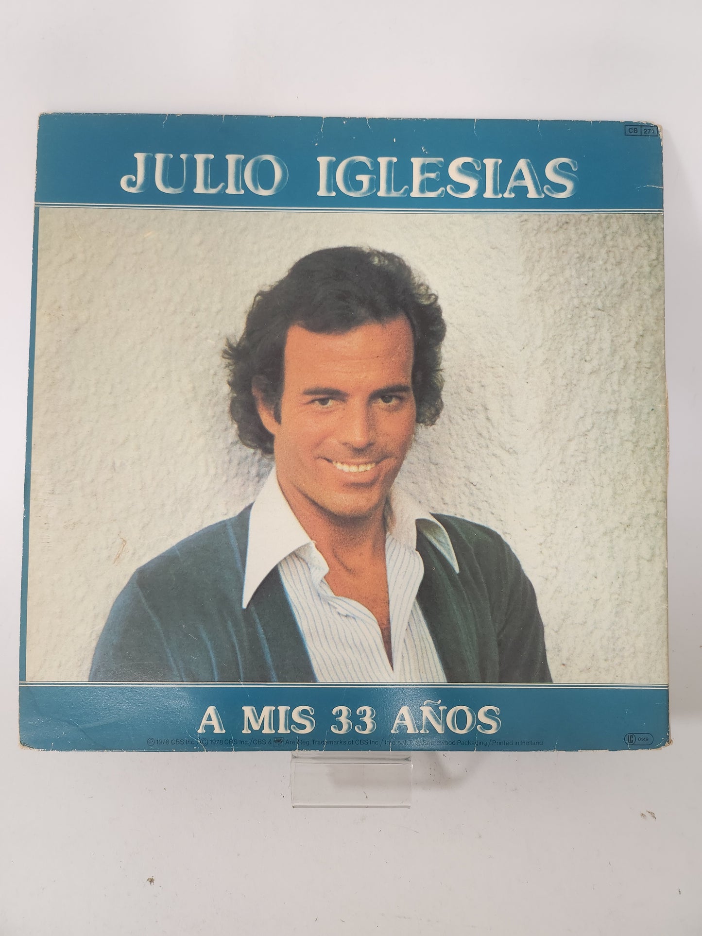 A Mis 33 Anos: Julio Iglesias LP Vinyl