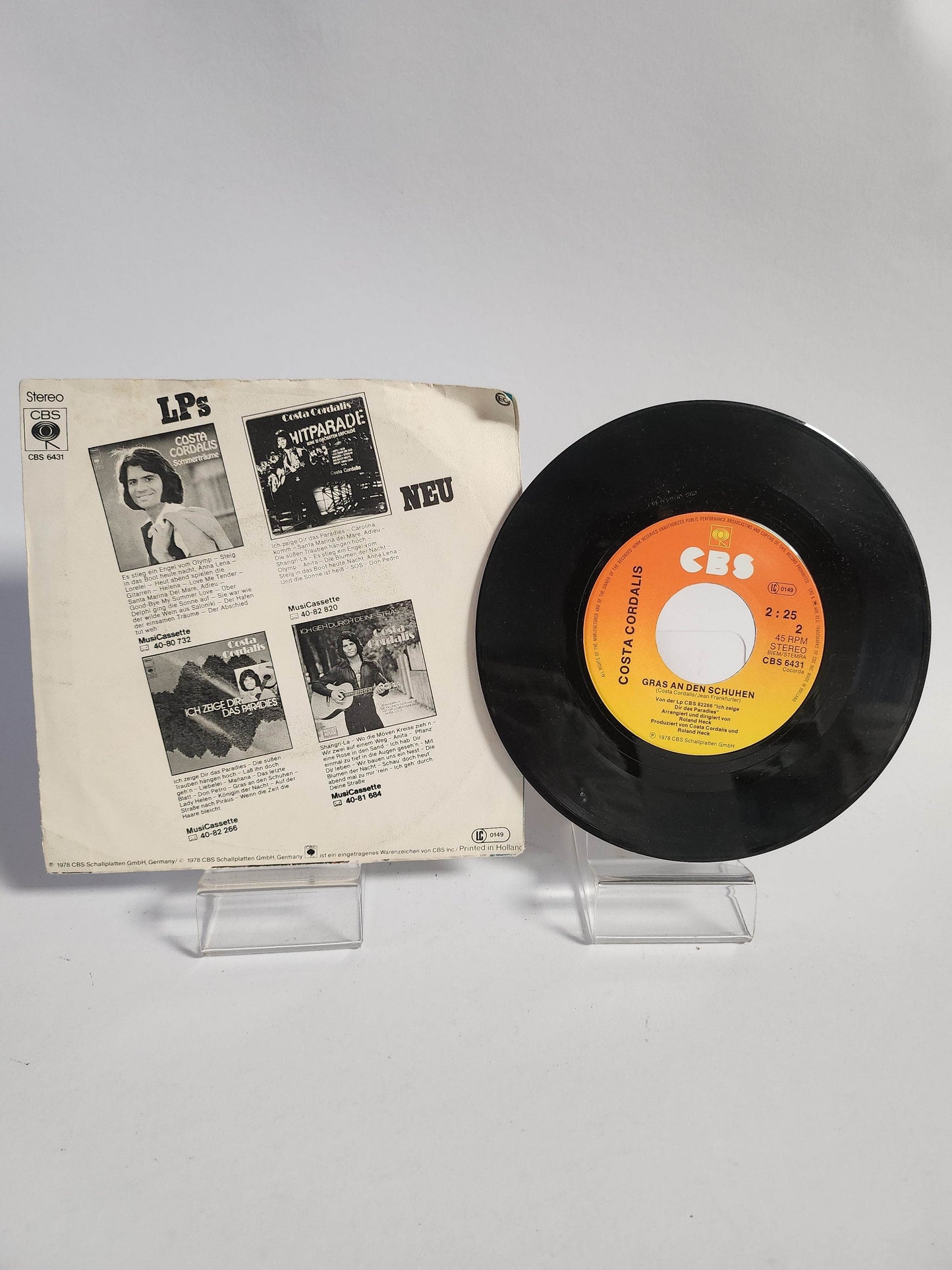 Costa Cordalis: Nach Rhodos Single Vinyl - Feniks Gameshop