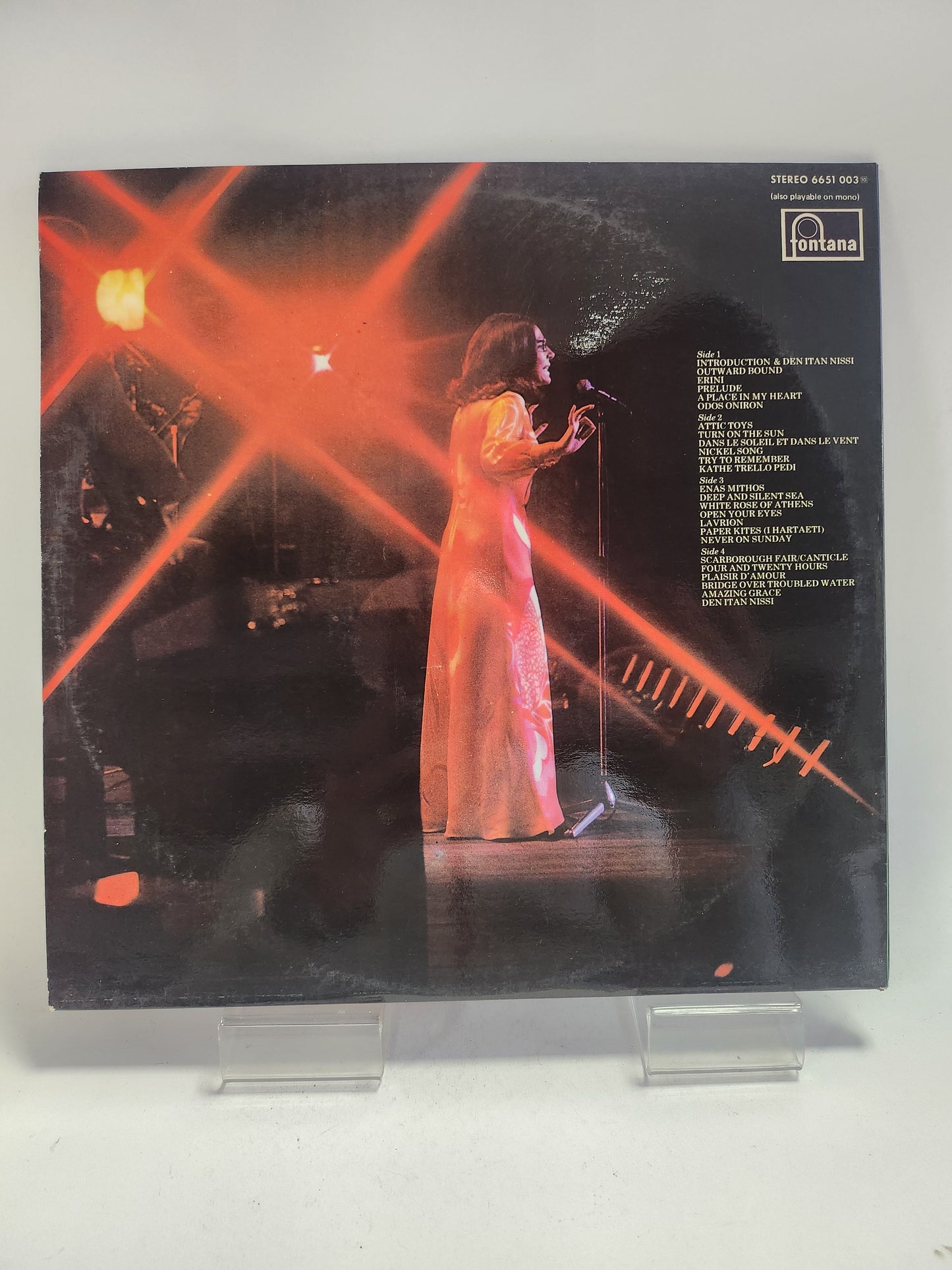 Nana Mouskouri: British Concert LP Vinyl