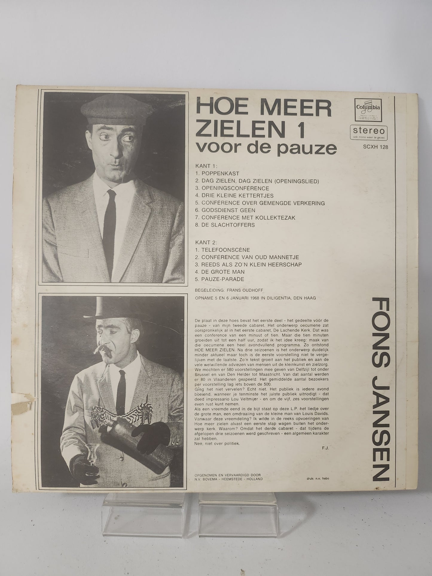 Hoe Meer Zielen 1 Voor de Pauze: Fons Jansen LP Vinyl