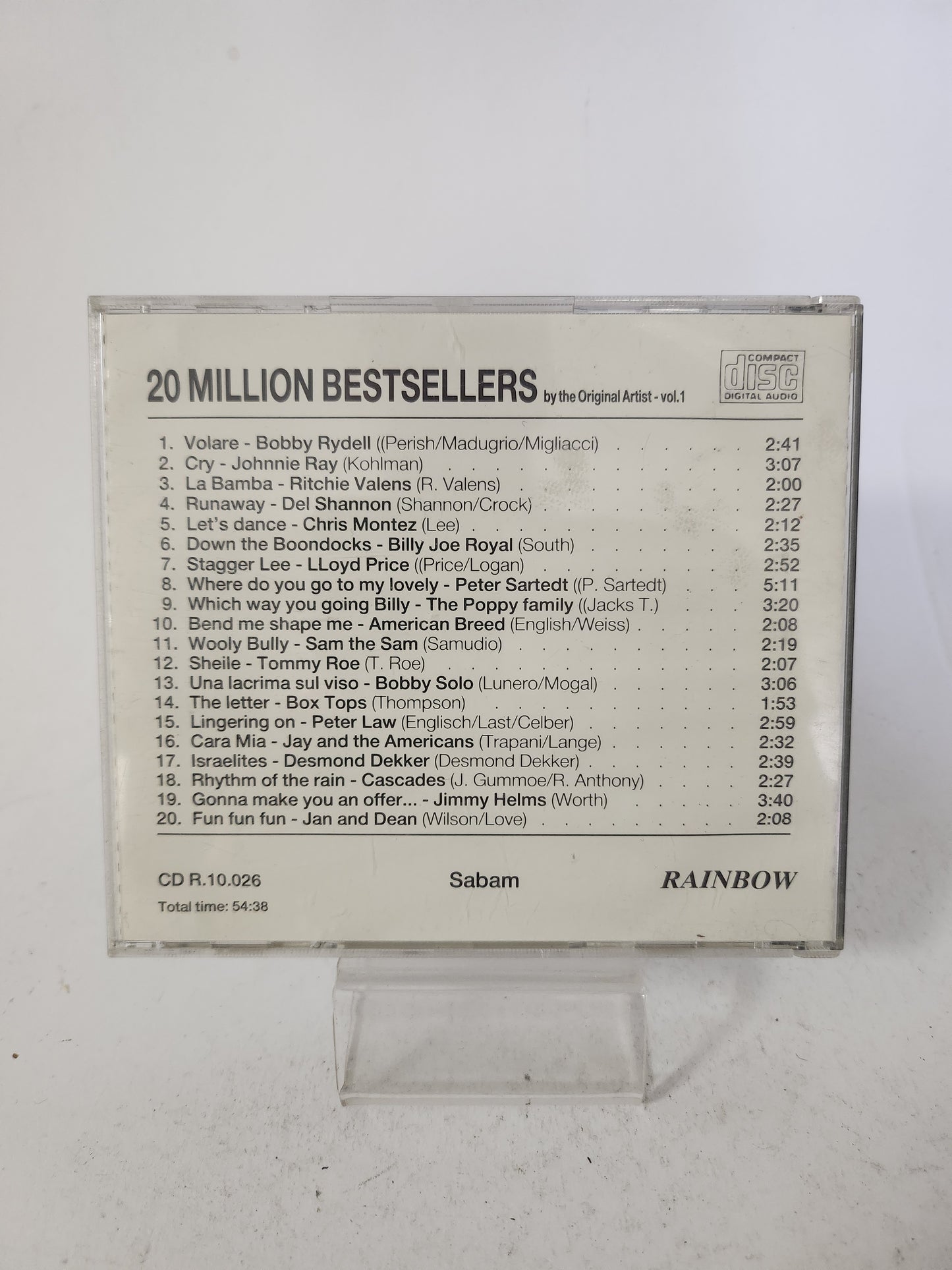 20 Million Bestsellers Volume 1 CD