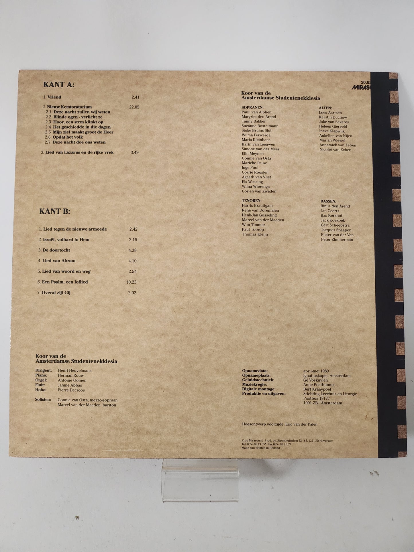 Hoor, een Stem Klinkt op: Huub Oosterhuis & Antoine Oomen LP Vinyl