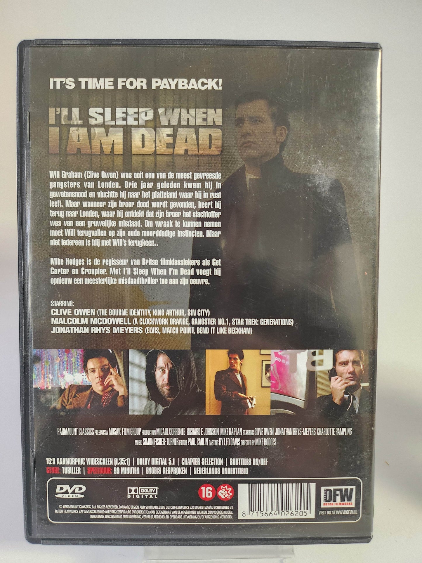 I'll Sleep When I am Dead DVD - Feniks Gameshop