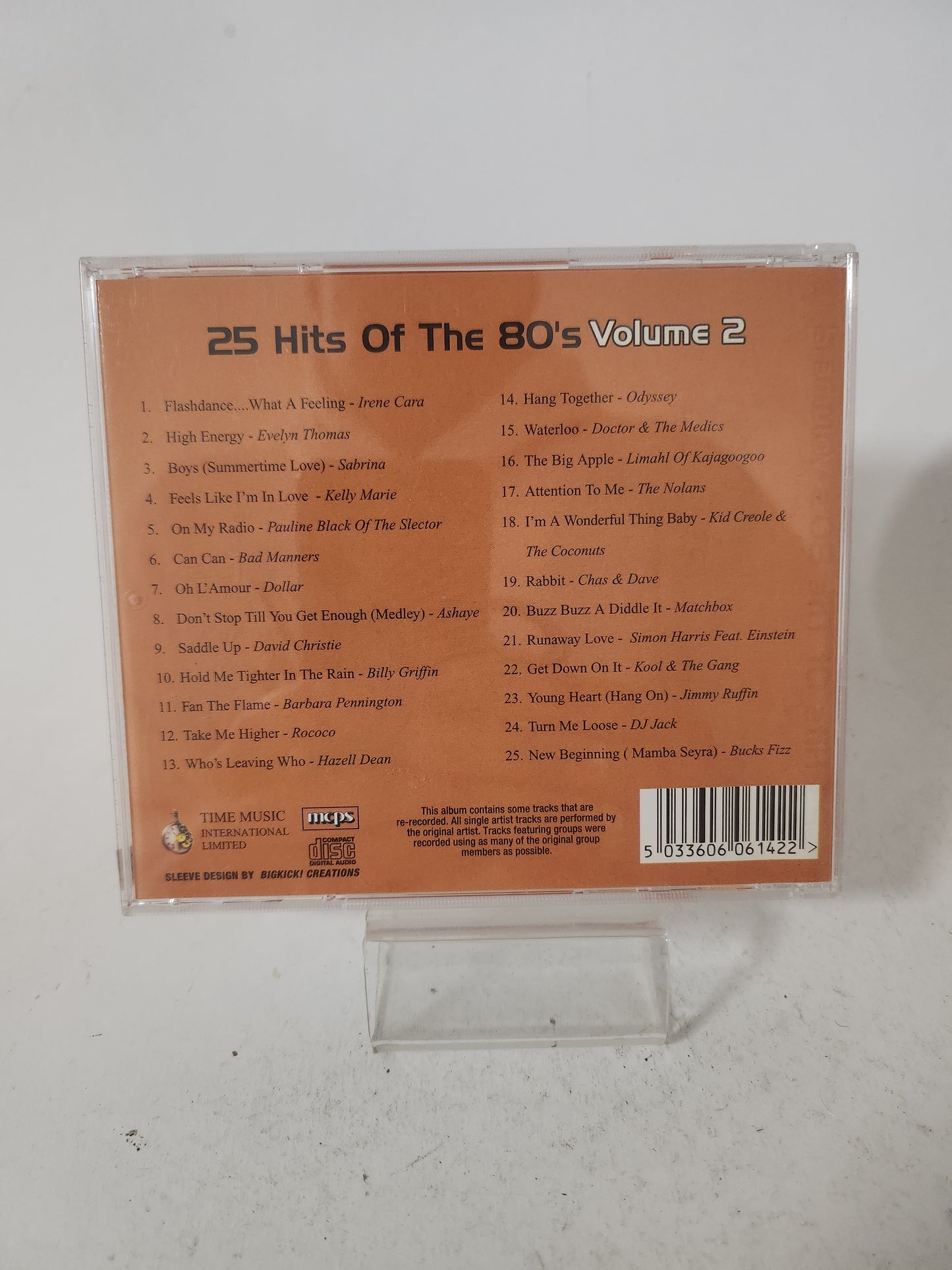 25 Hits of the 80's Volume 2 CD