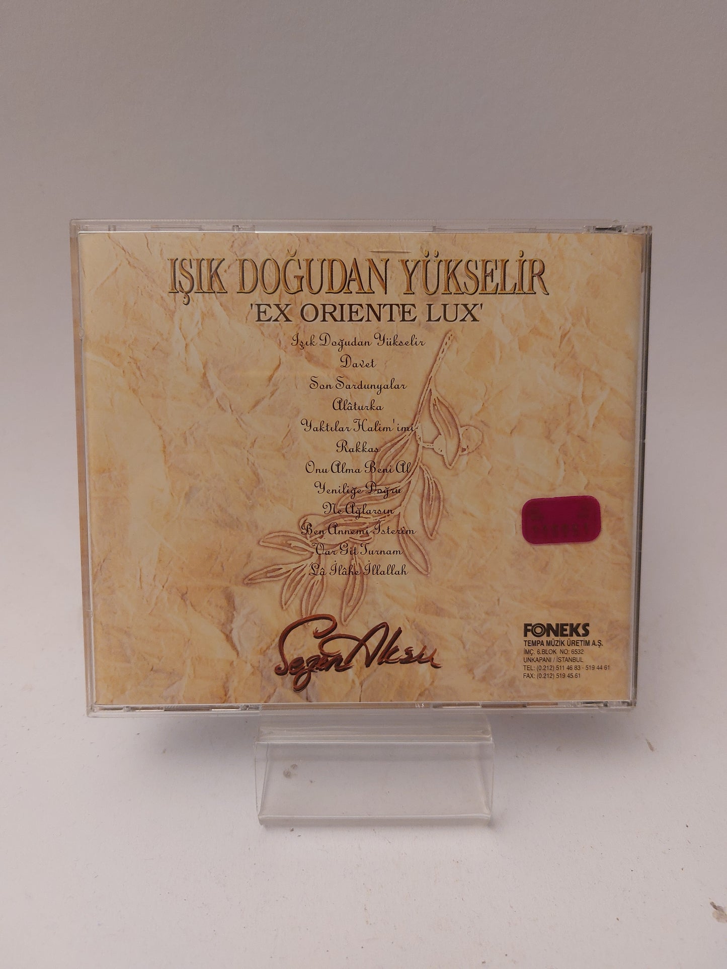 Işik Doğudan Yükselir: Ex Oriente Lux CD