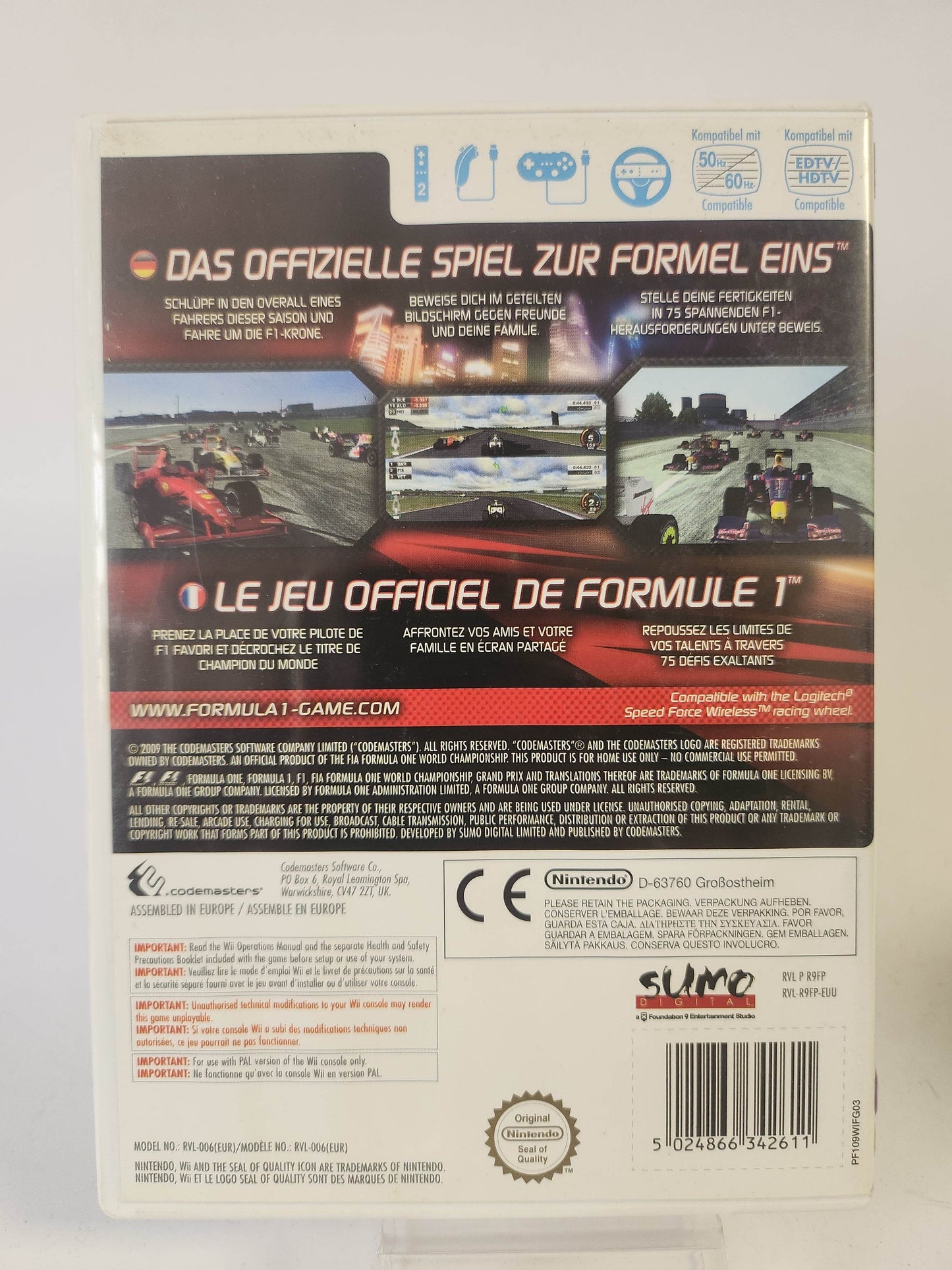 F1 2009 (No Book) Nintendo Wii - Feniks Gameshop