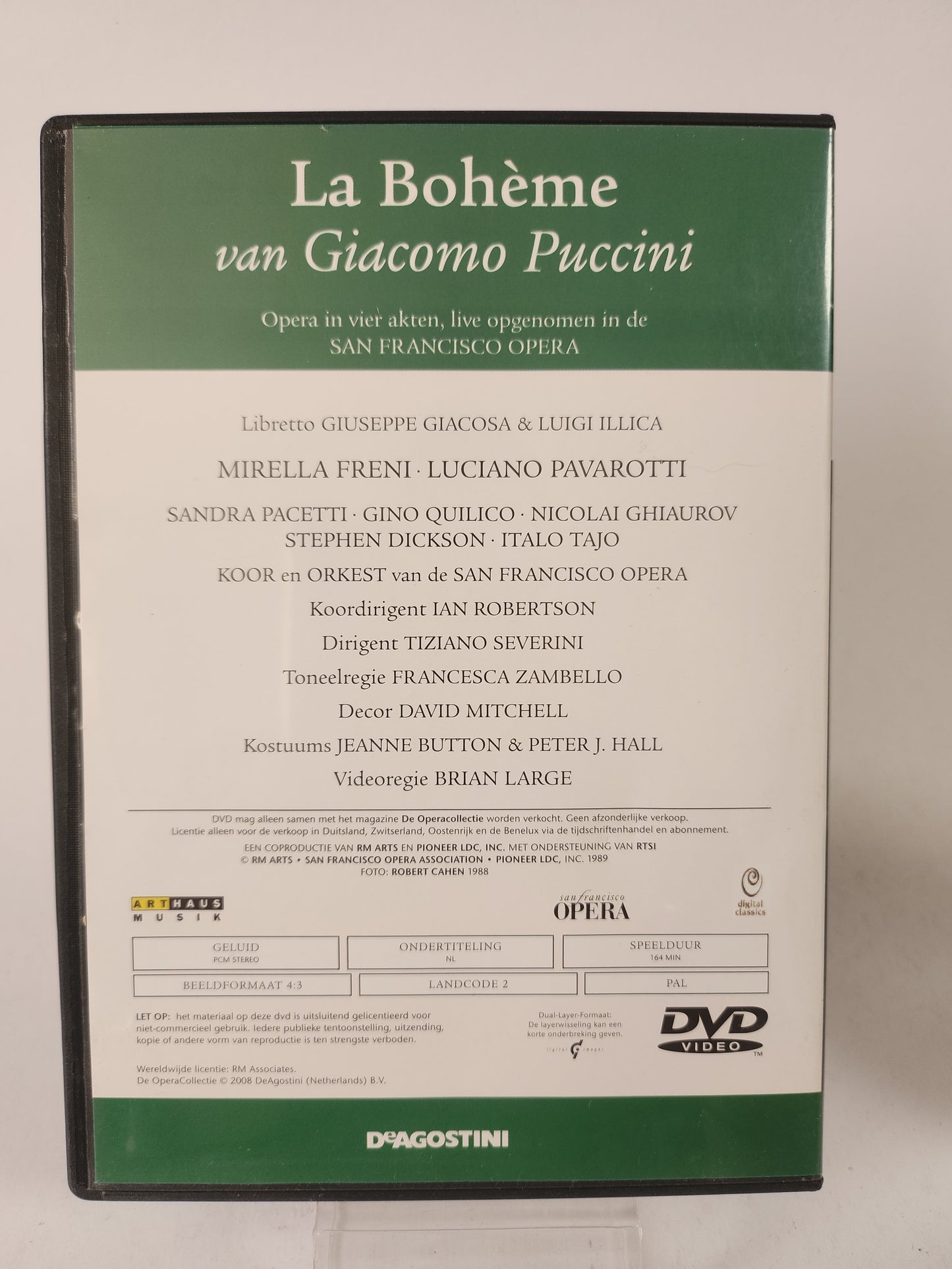 Opera Collectie 7: Puccini "La Boheme" DVD Muziek