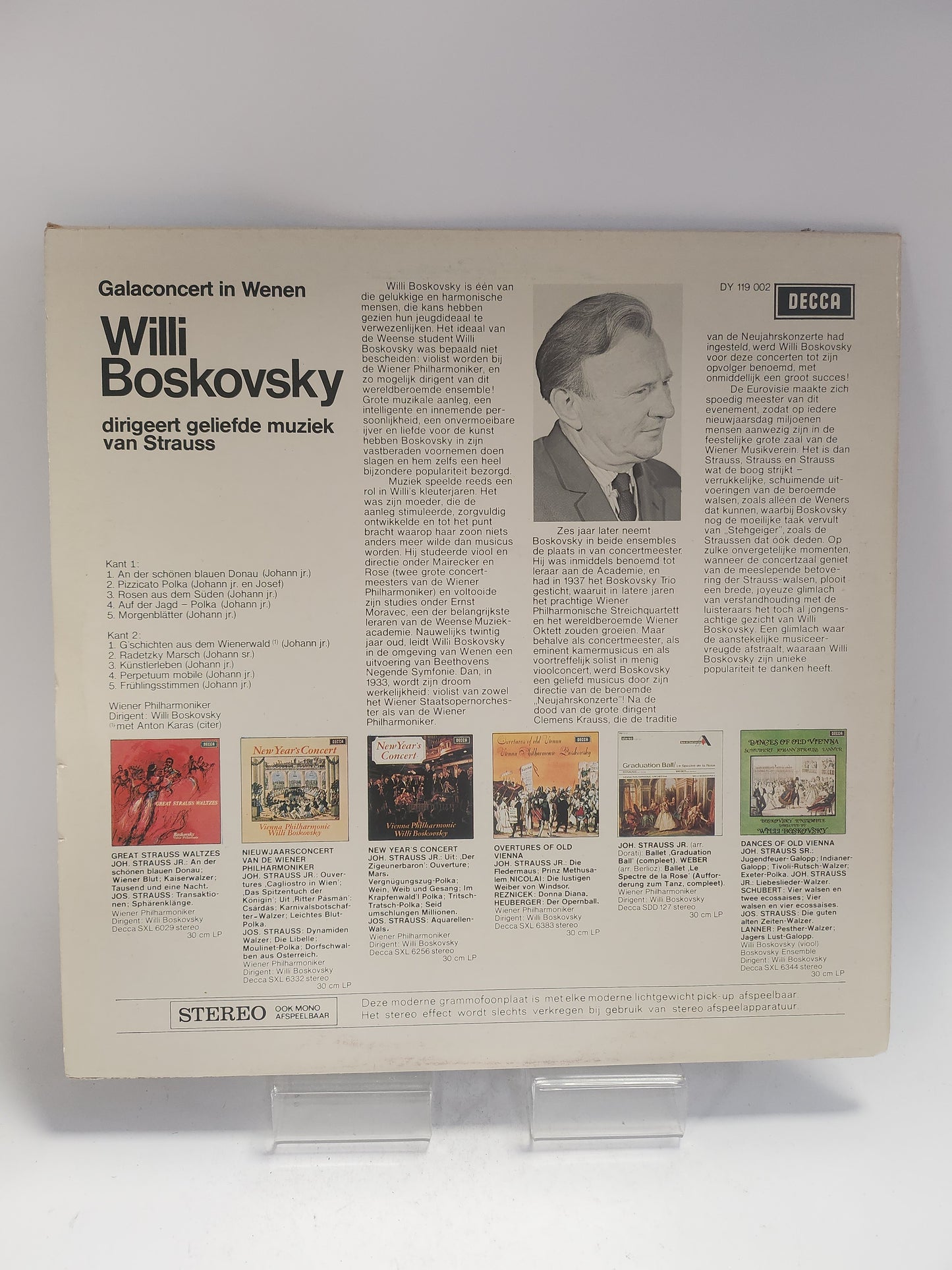 Willi Boskovsky: Galaconcert in Wenen LP Vinyl