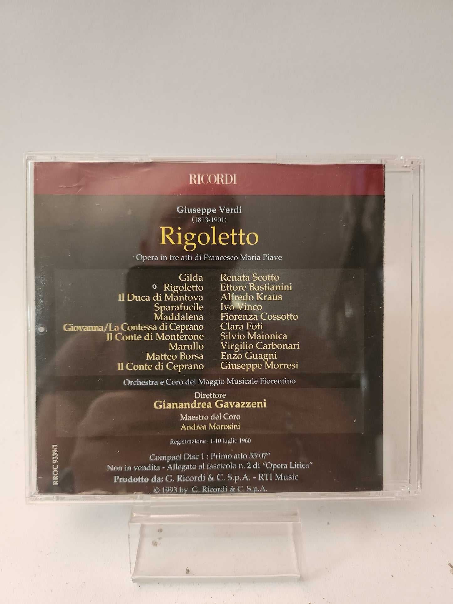Opera Lirica: Rigoletto CD