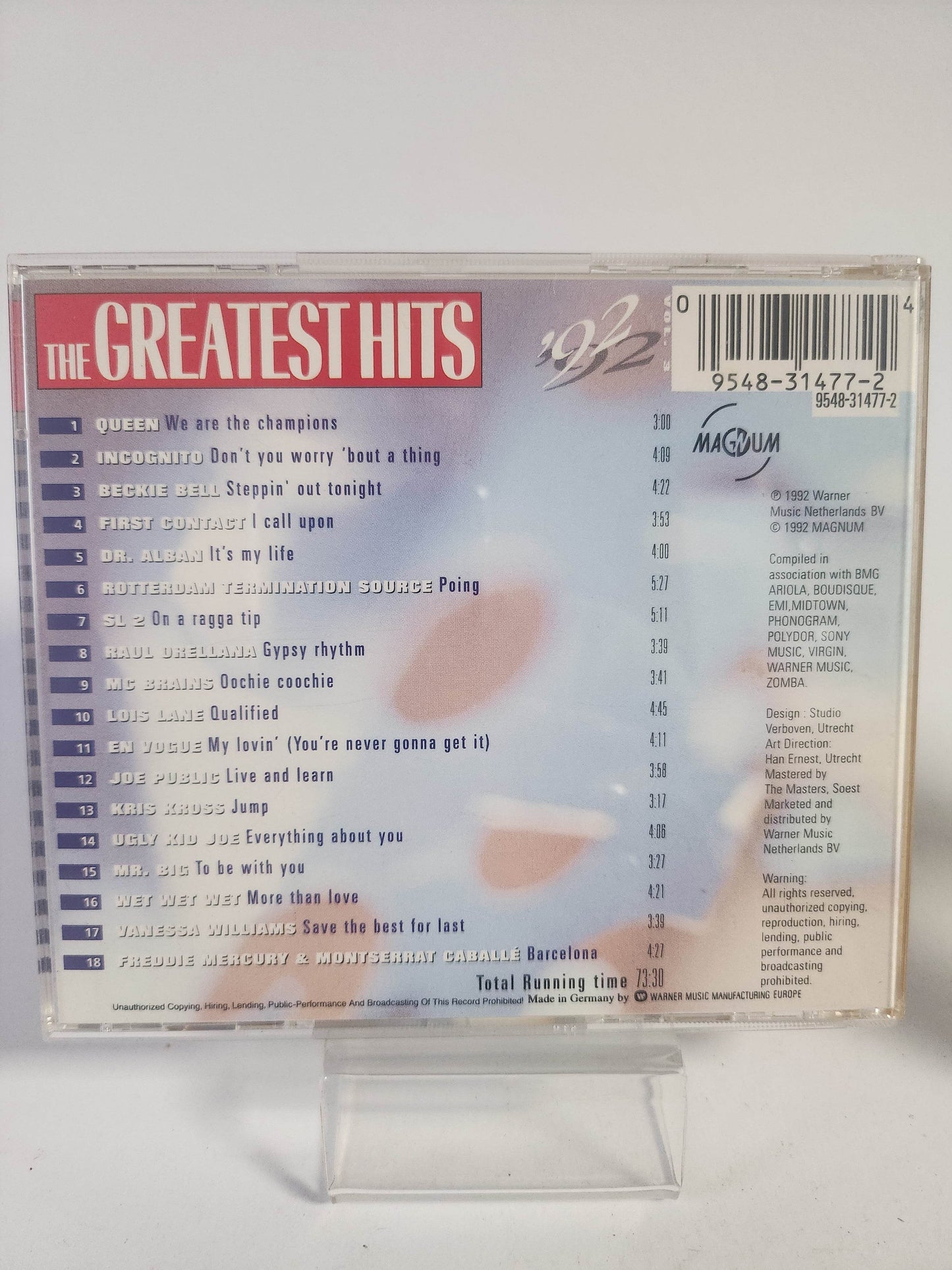 Greatest Hits '92 CD - Feniks Gameshop