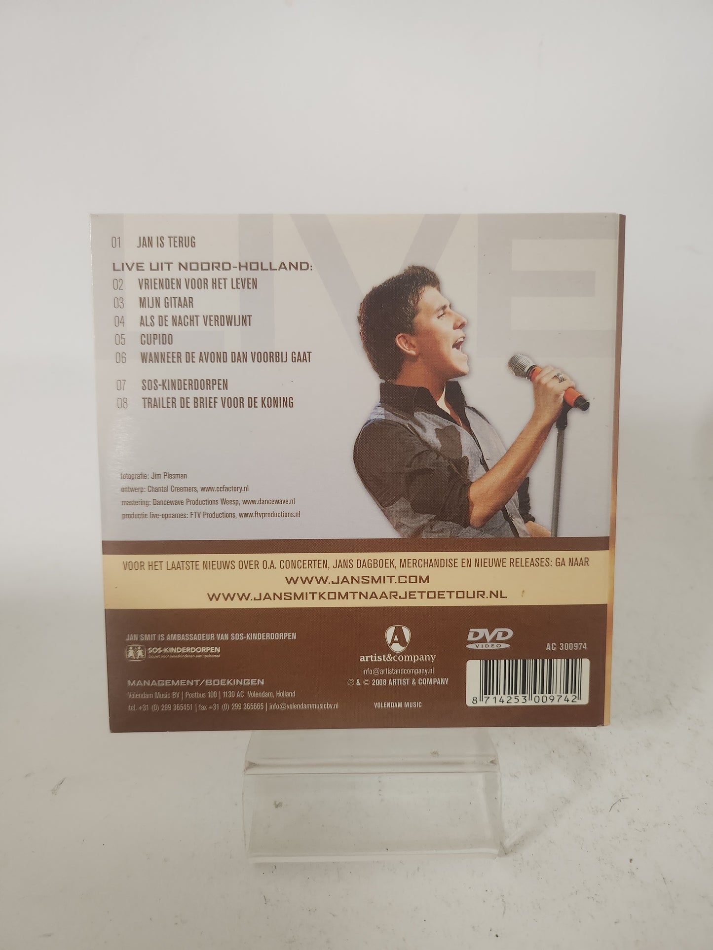 Jan Smit: Live uit Noord-Holland CD Single