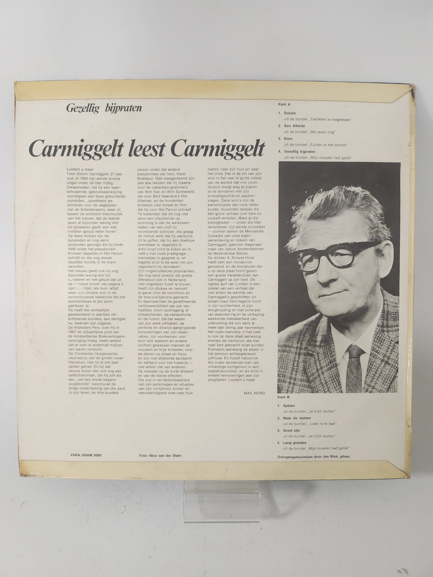 Gezellig Bijpraten: Carmiggelt leest Carmiggelt LP Vinyl