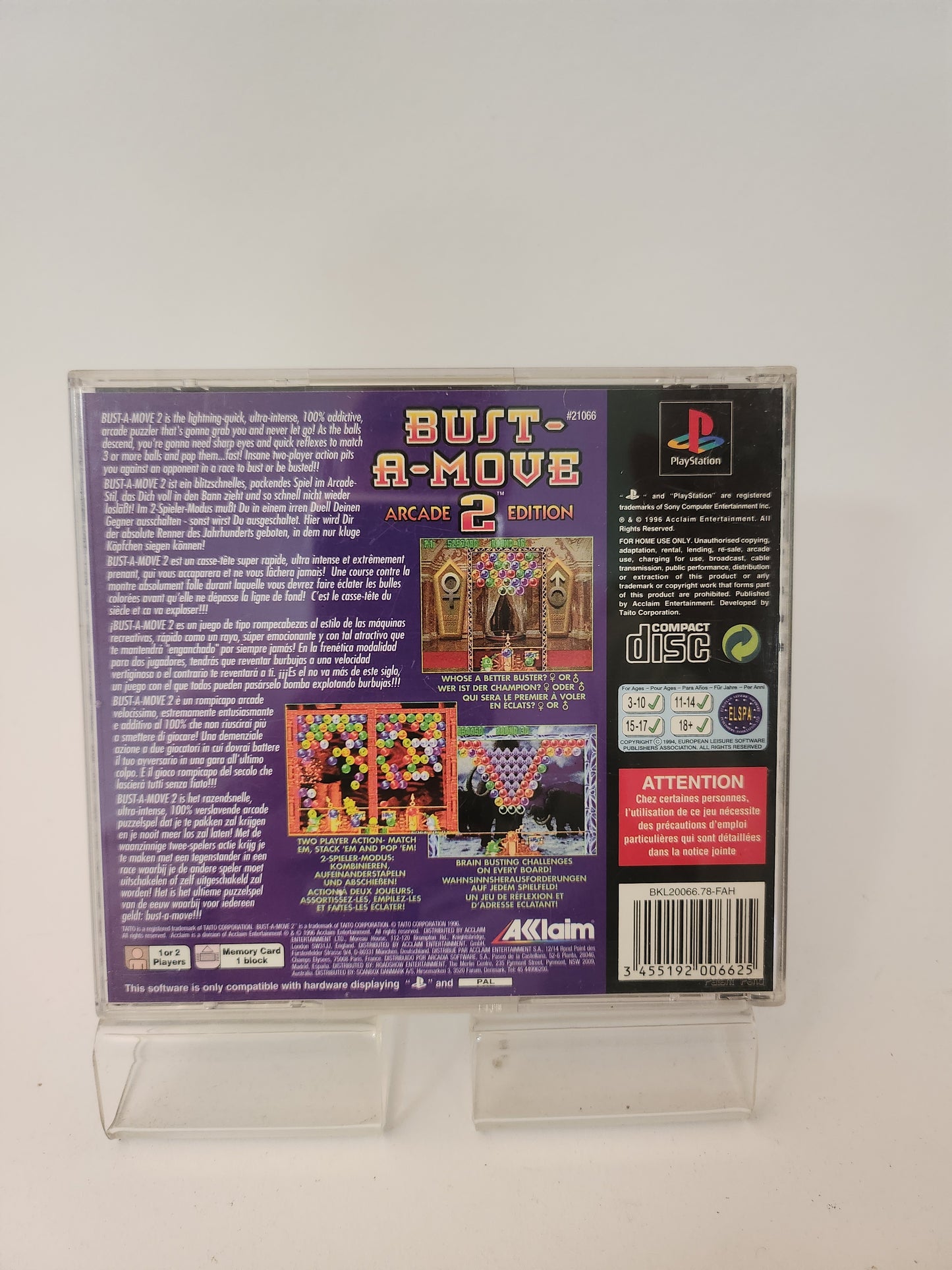 Bust a Move 2 Arcade Edition Playstation 1