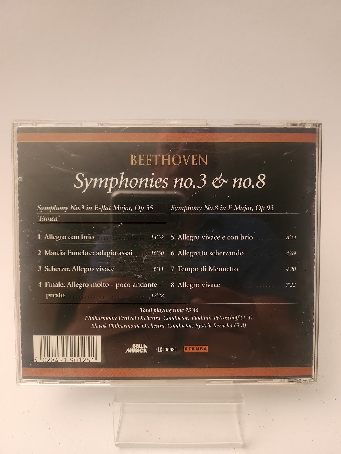 Beethoven Symphonies No 3 & No 8 CD