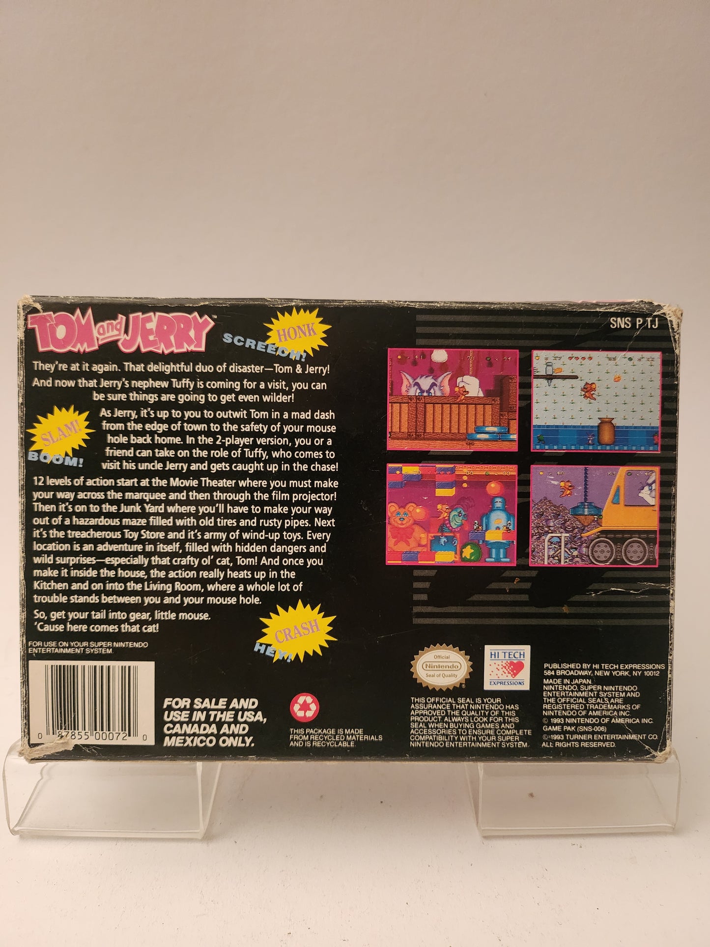Tom and Jerry Boxed NTSC SNES