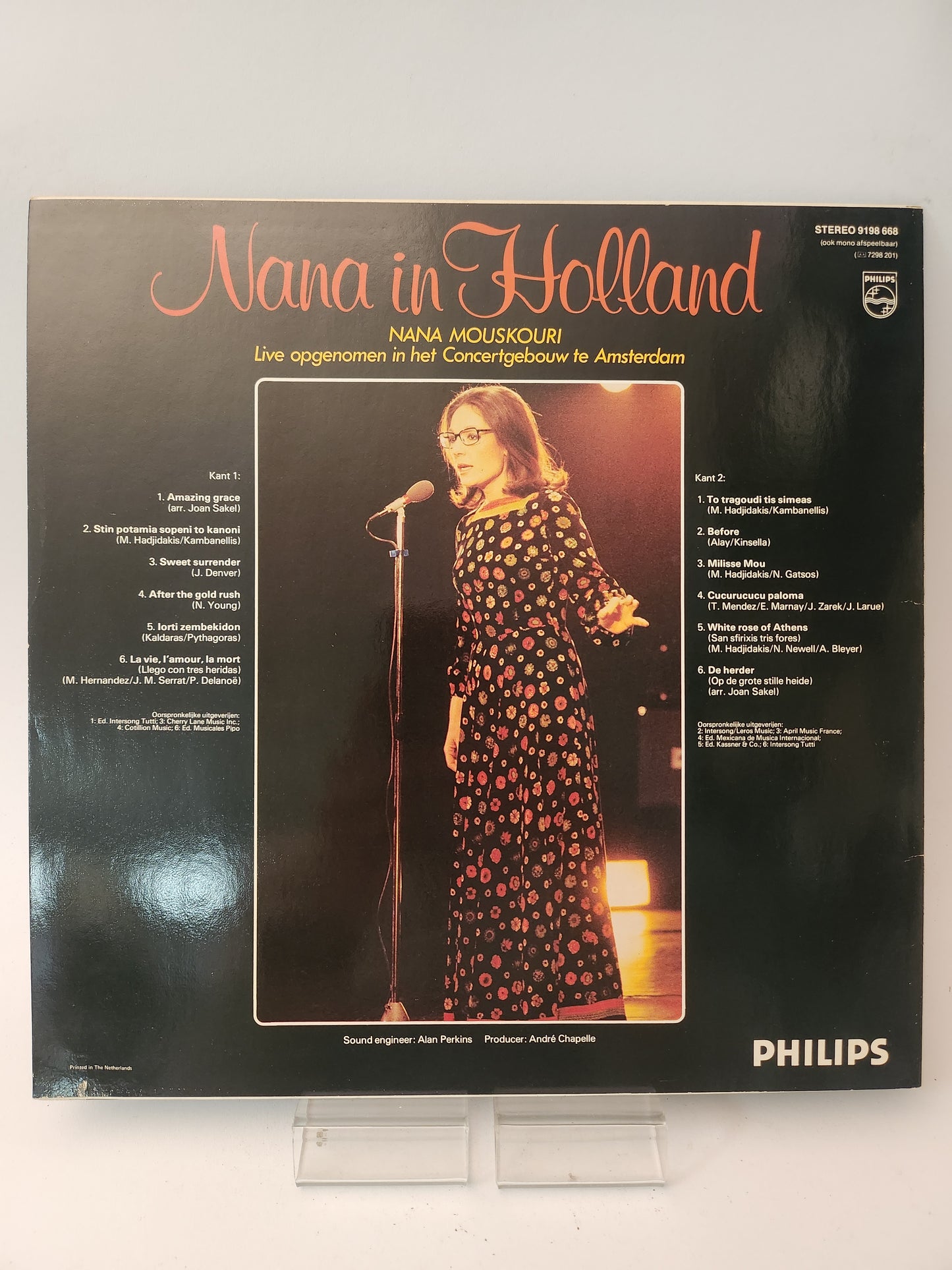 Nana in Holland: Nana Mouskouri LP Vinyl