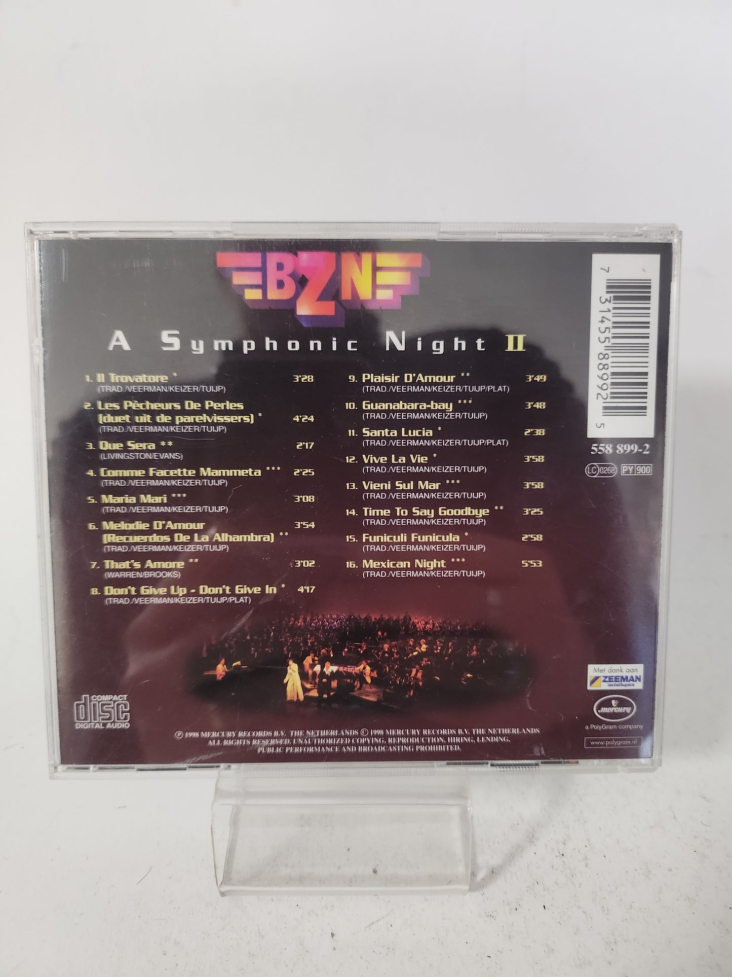 BZN: A Symphonic Night II CD