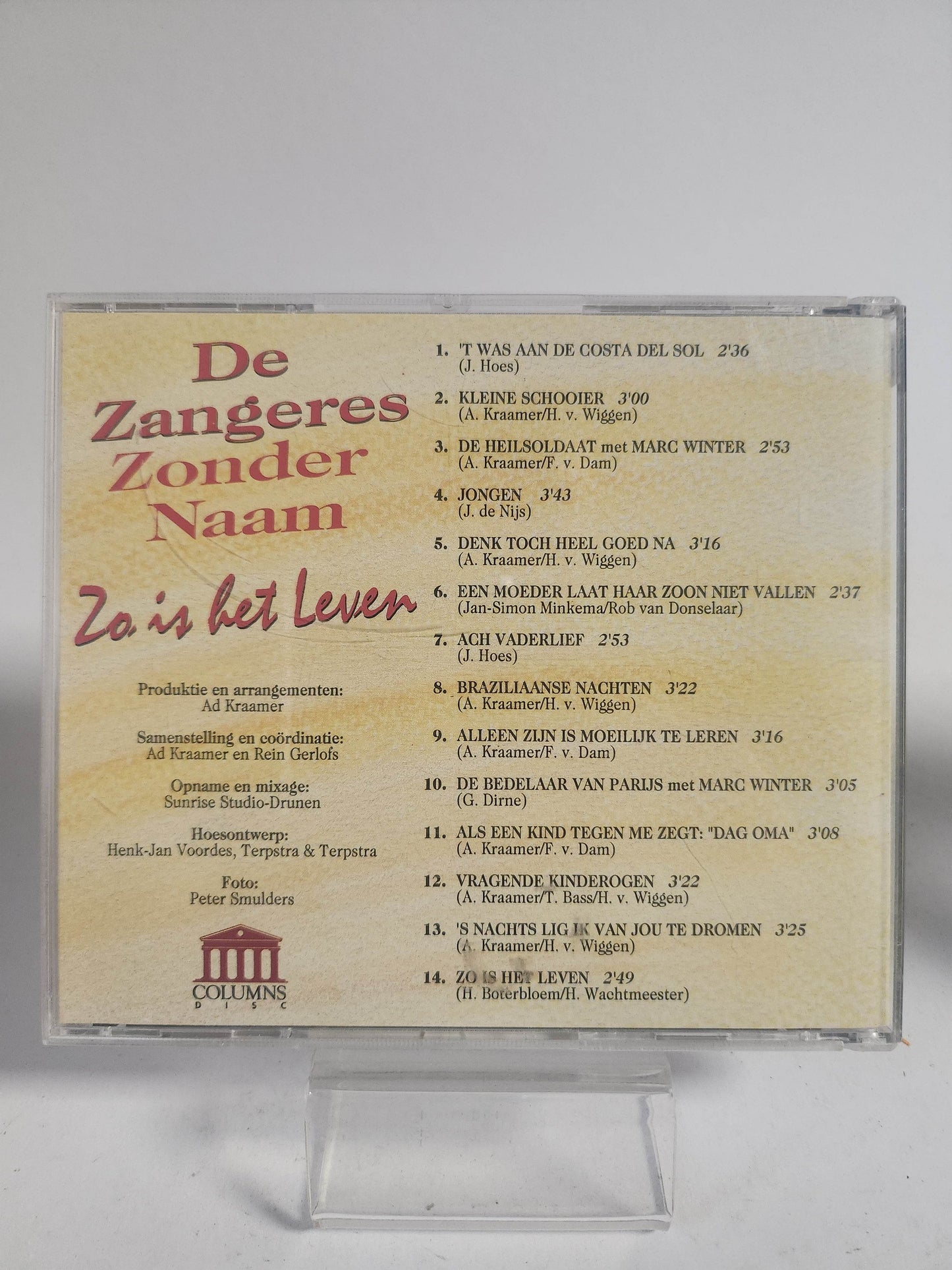 Zangeres zonder Naam: Zo is het Leven CD - Feniks Gameshop