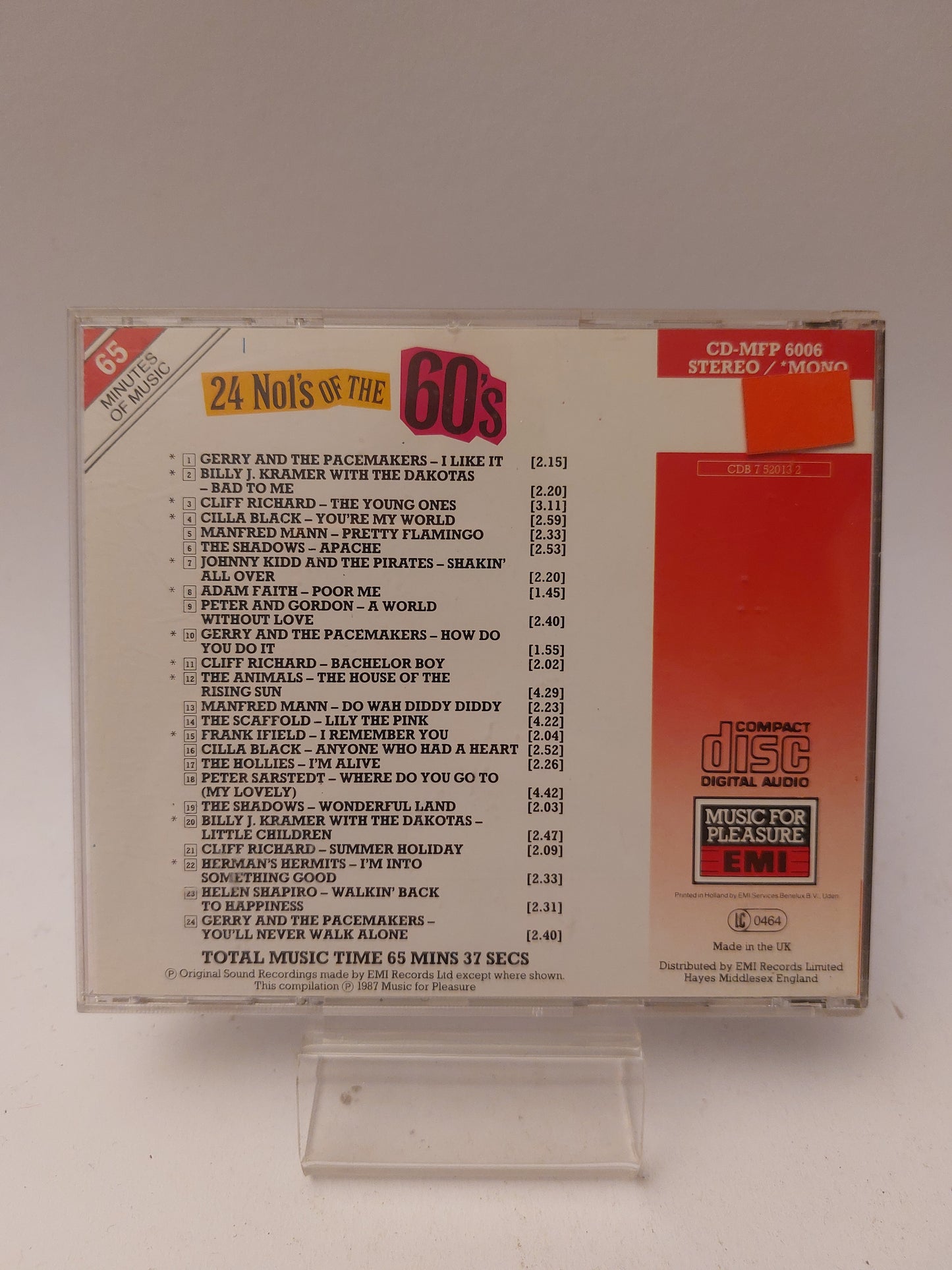 24 No 1's of the 60's CD