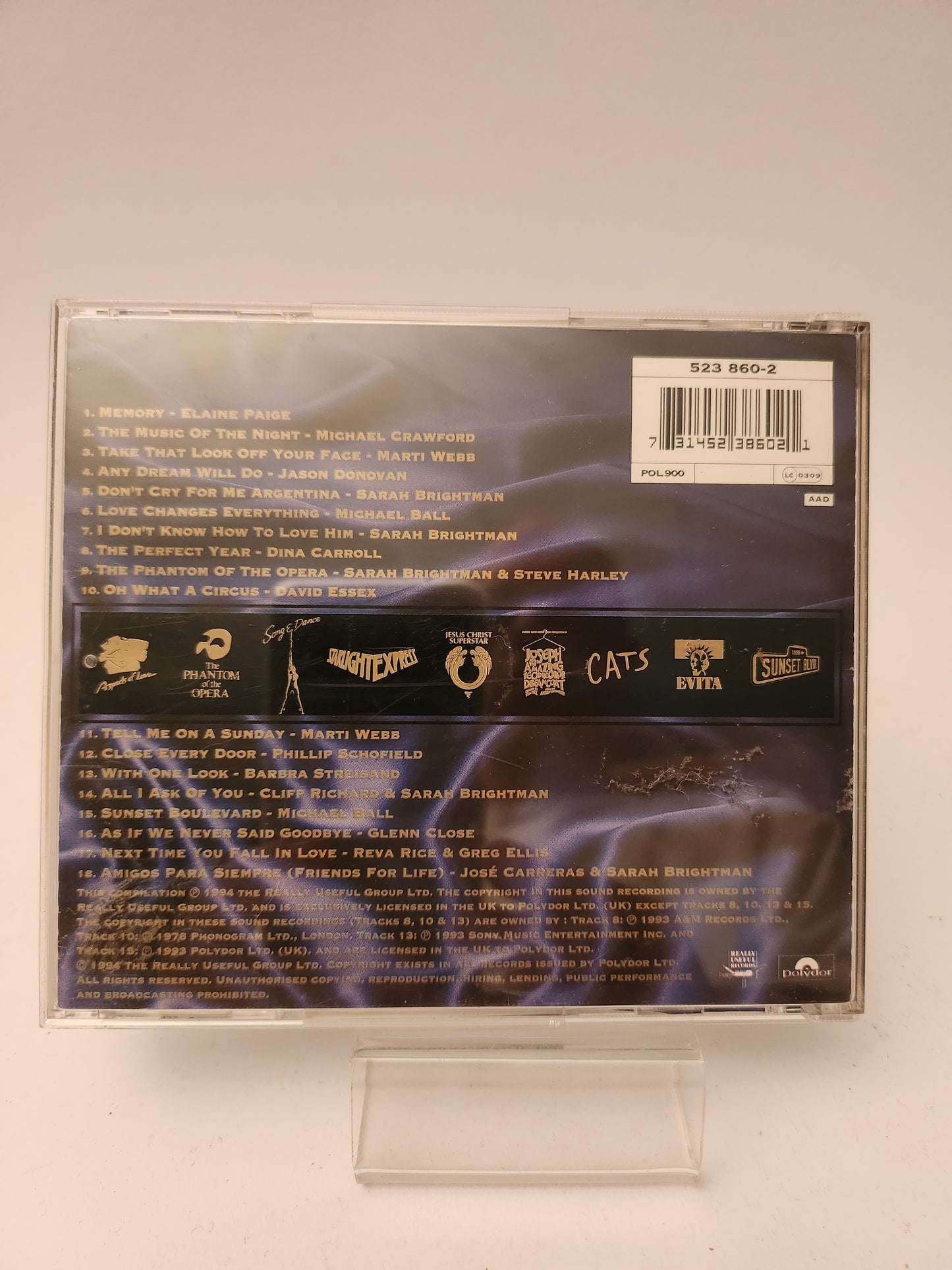 The Very Best of Andrew Lloyd Webber CD
