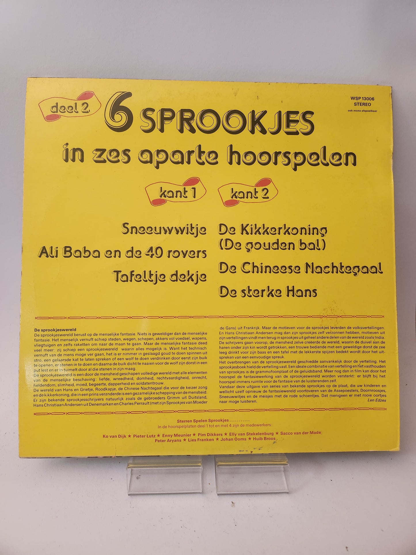 6 Sprookjes Deel 2 In 6 Aparte Hoorspellen LP Vinyl