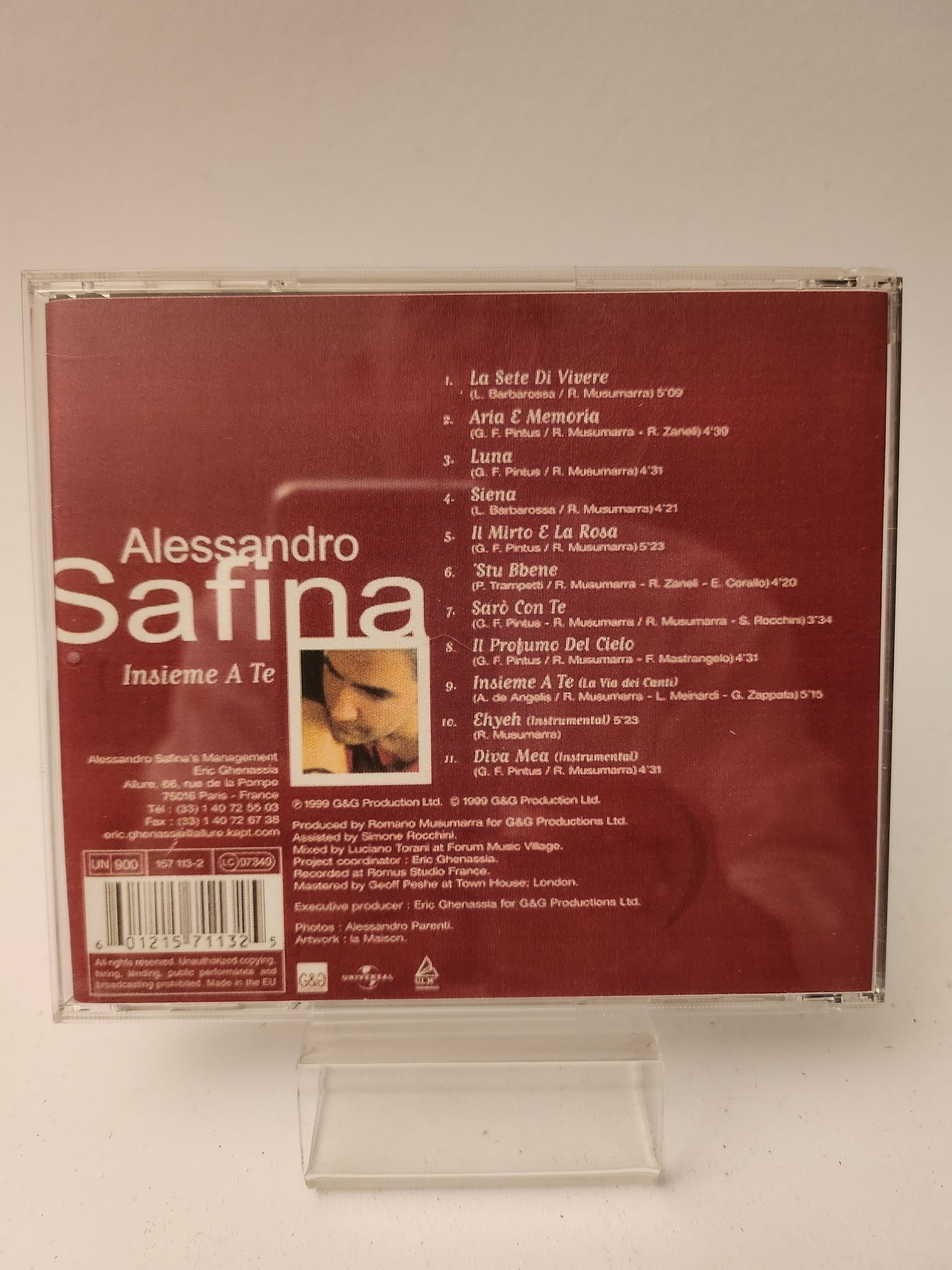Alessandro Safina: Insieme a Te CD