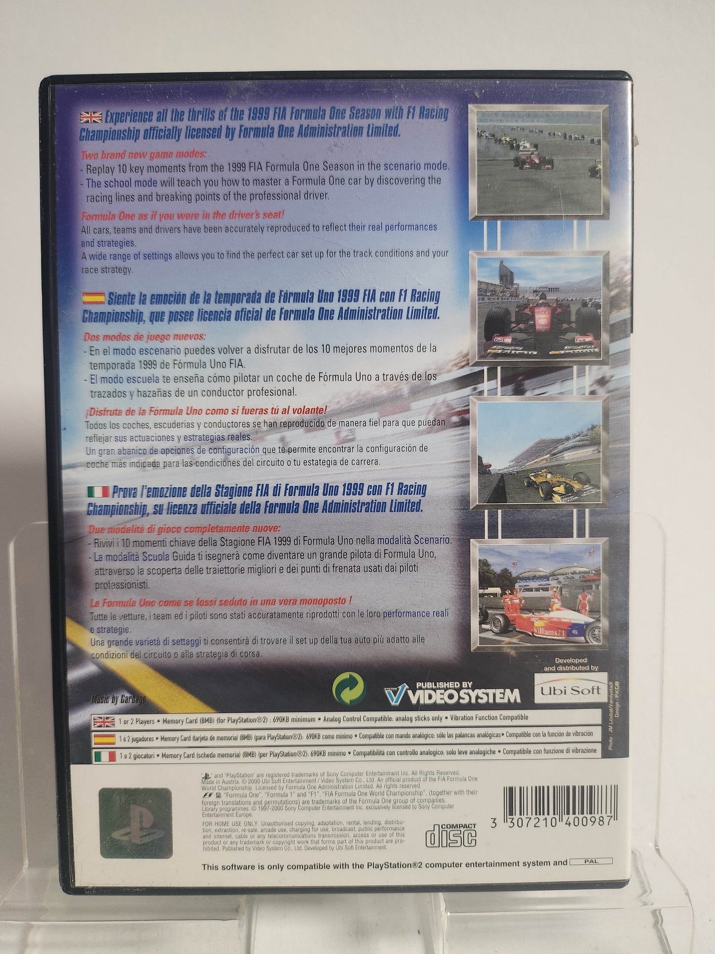 F1 Racing Championship Playstation 2 - Feniks Gameshop