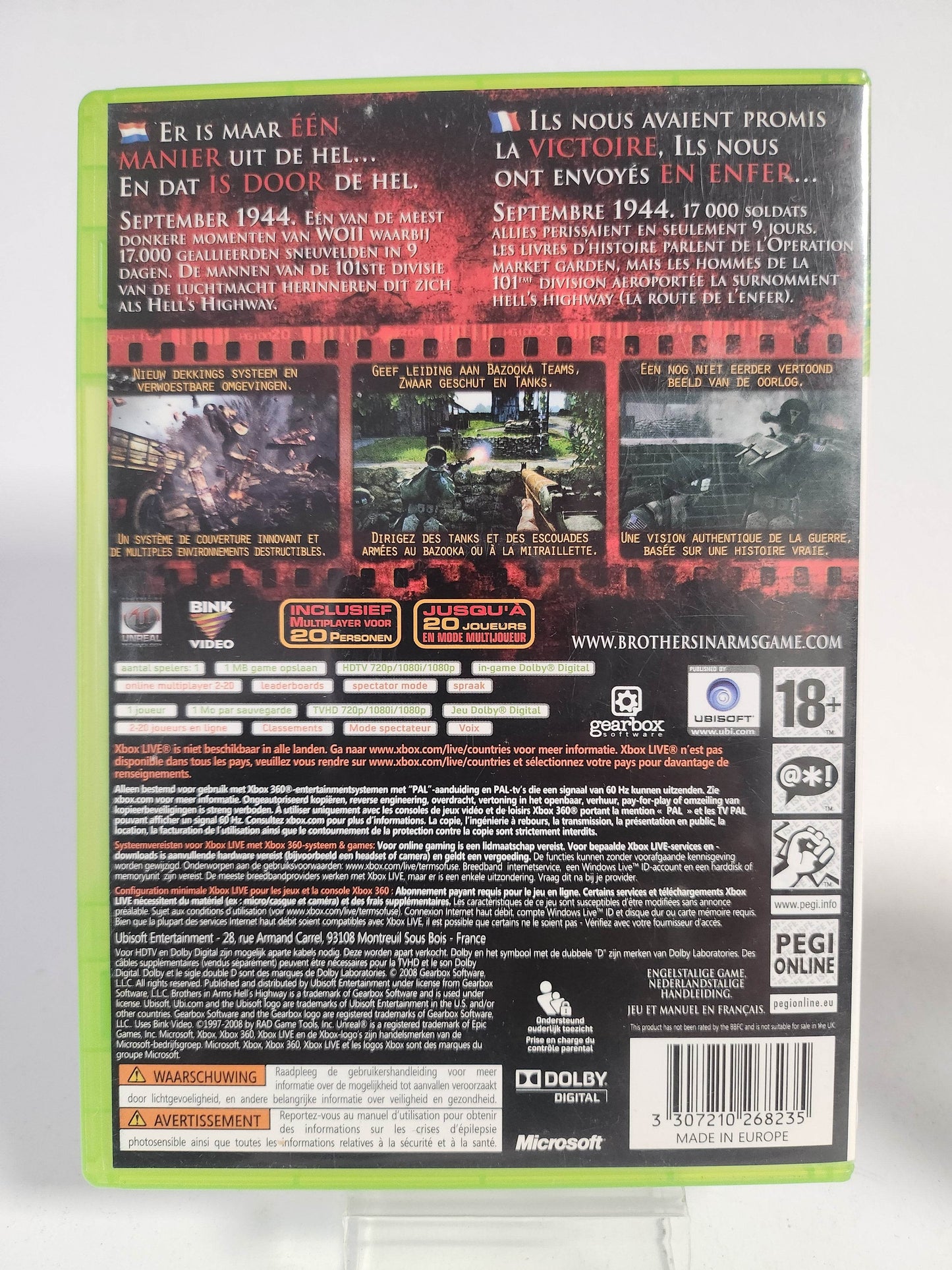 Brothers in Arms Hell's Highway (No Book) Xbox 360 - Feniks Gameshop