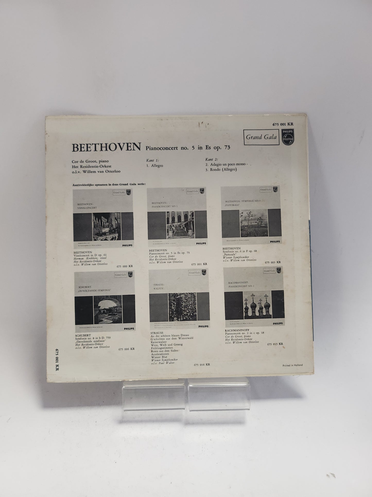 Beethoven Pianocencert No 5 LP Vinyl