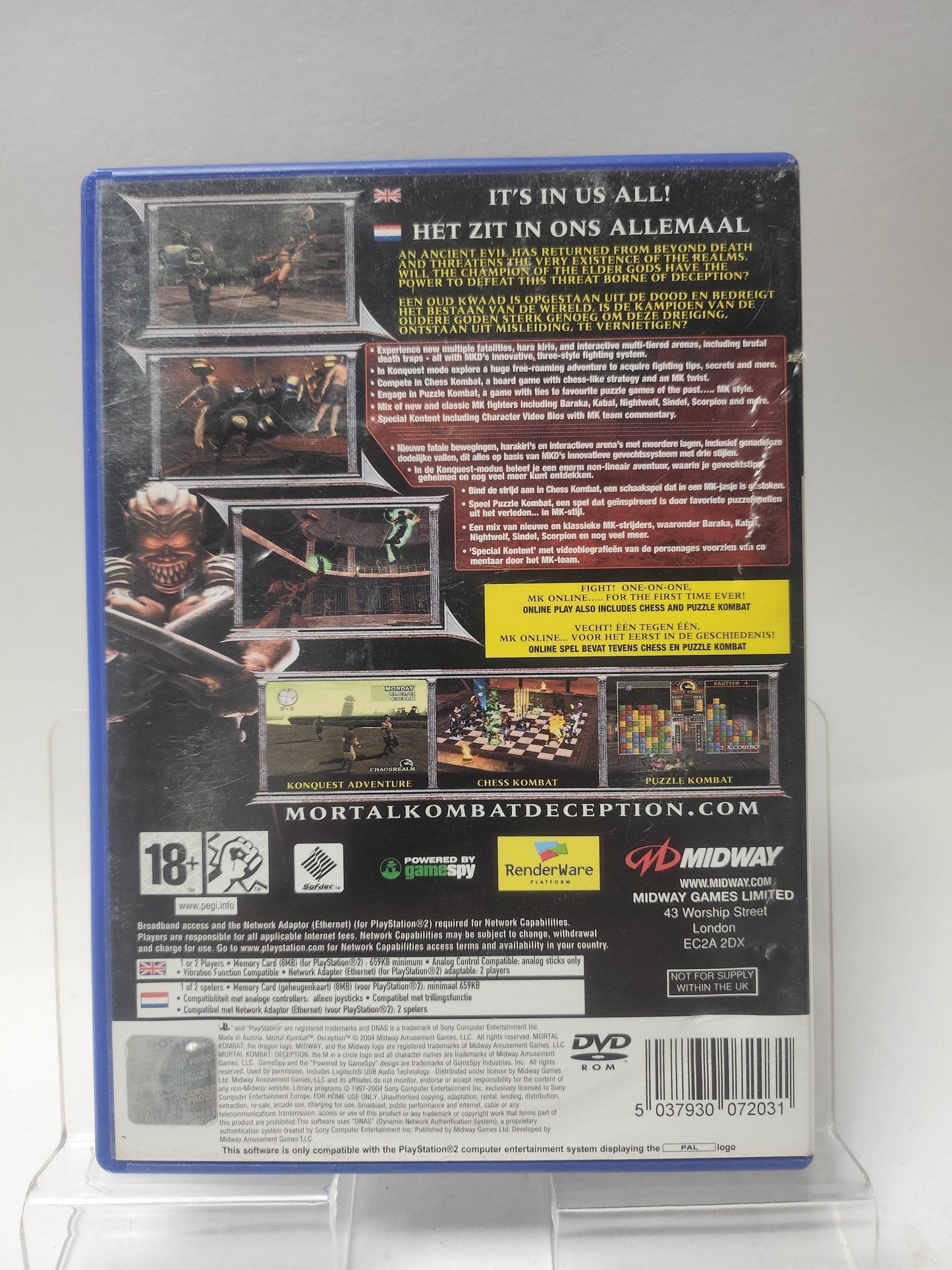 Mortal Kombat Deception Playstation 2 - Feniks Gameshop