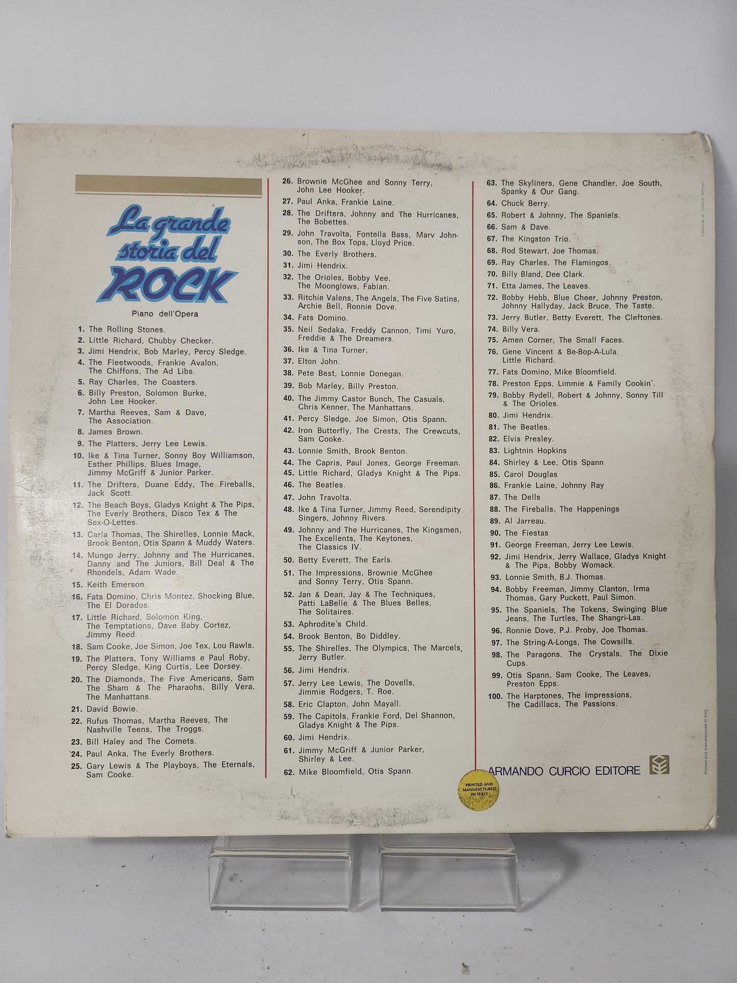 La Grande Storia del Rock 90 LP Vinyl