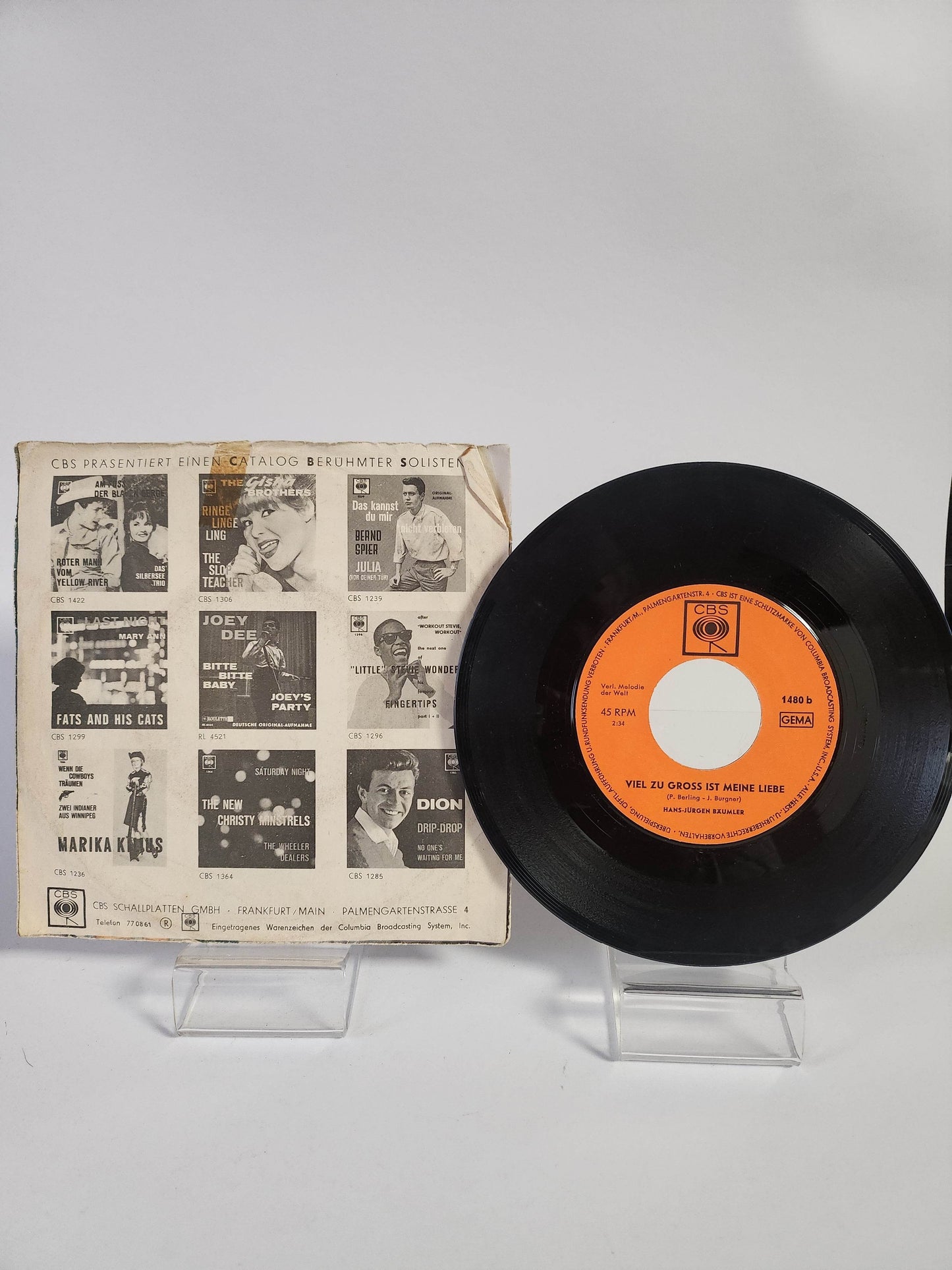 Hans Jurgen Båumler: Aber Mein Herz ist Allein Single Vinyl - Feniks Gameshop