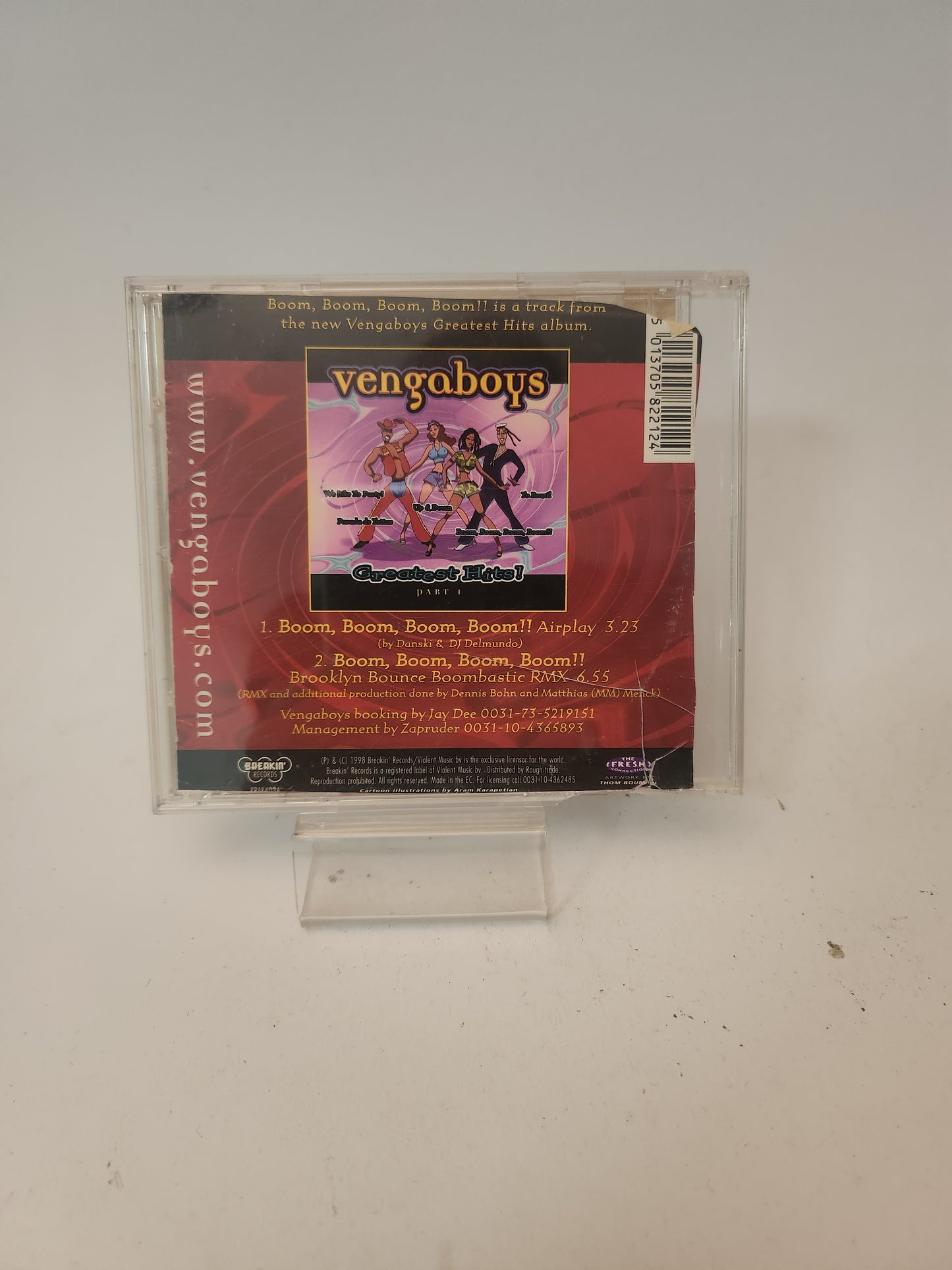 Vengaboys: Boom, Boom, Boom, Boom CD Single