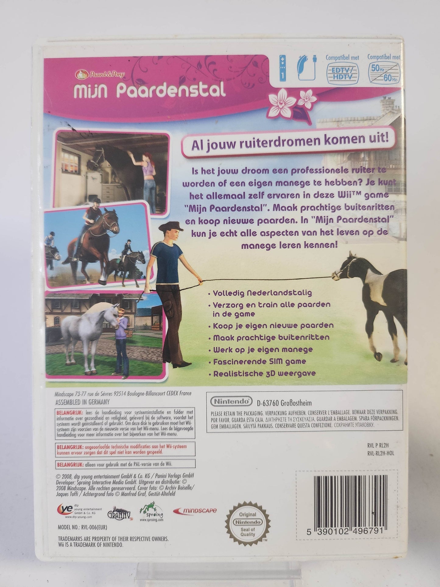 Paard & Pony: Mijn Paardenstal (No Book) Nintendo Wii - Feniks Gameshop