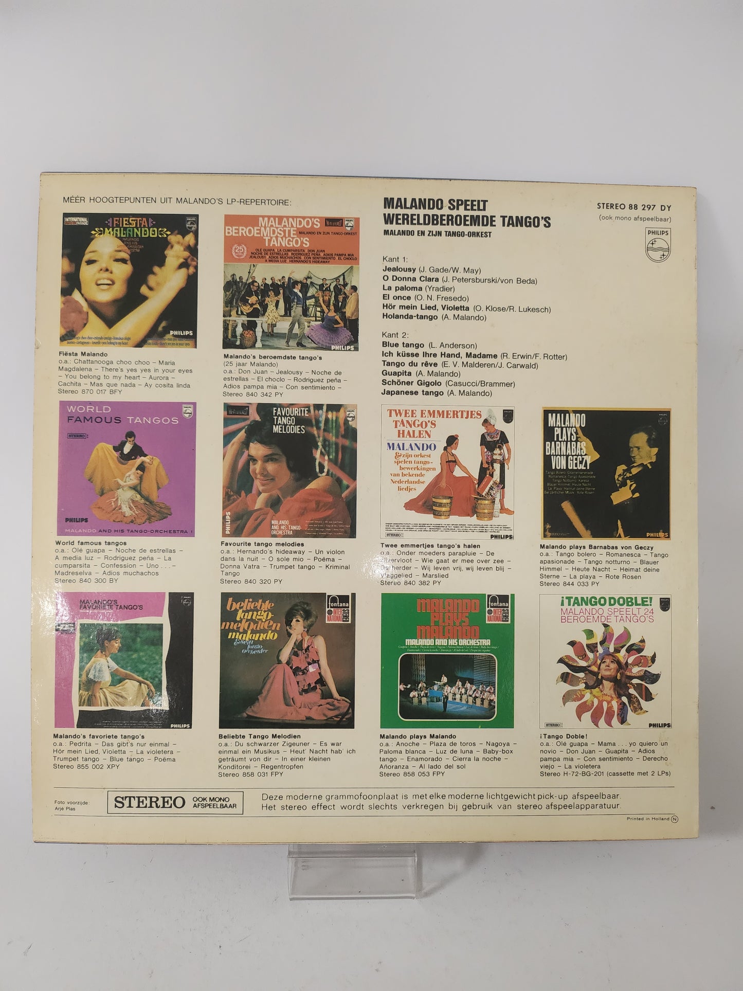 Maandoverzicht Speelt Wereldberoemde Tango's LP Vinyl
